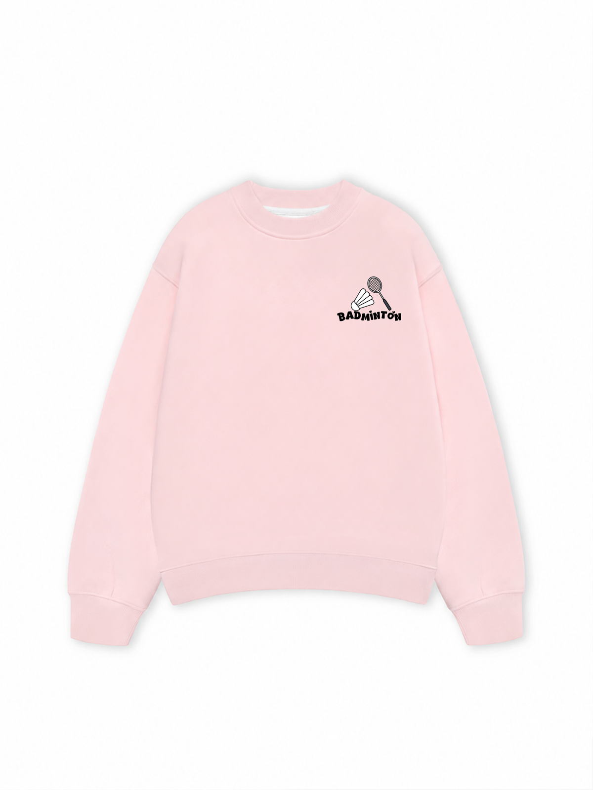 Áo Sweater Nỉ Hai Da Badminton In