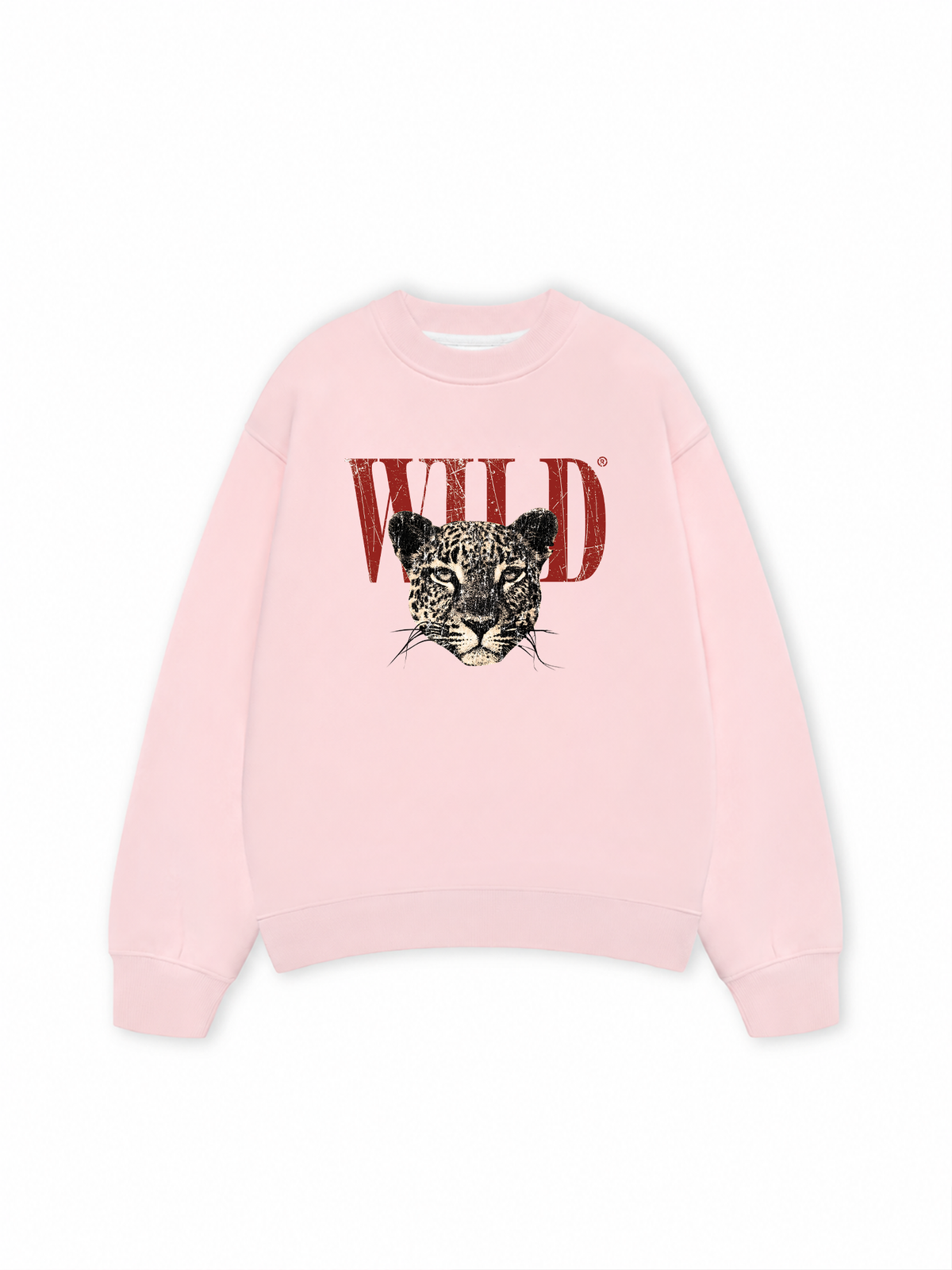 Áo Sweater Nỉ Hai Da Urban Leopard Crimson Wild