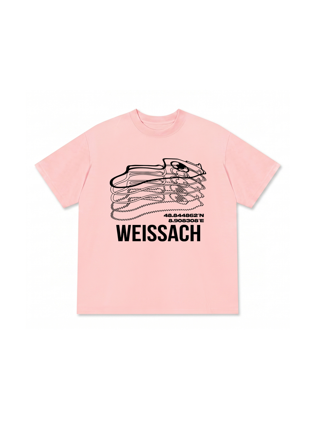 Áo Thun Relaxed Fit Weissach Map