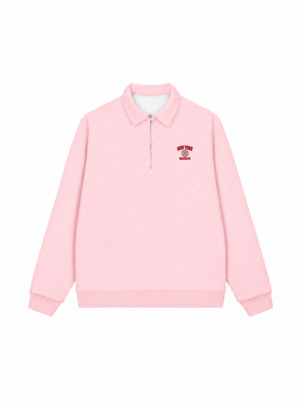 Áo Sweater Polo Nỉ Hai Da New York Brooklyn