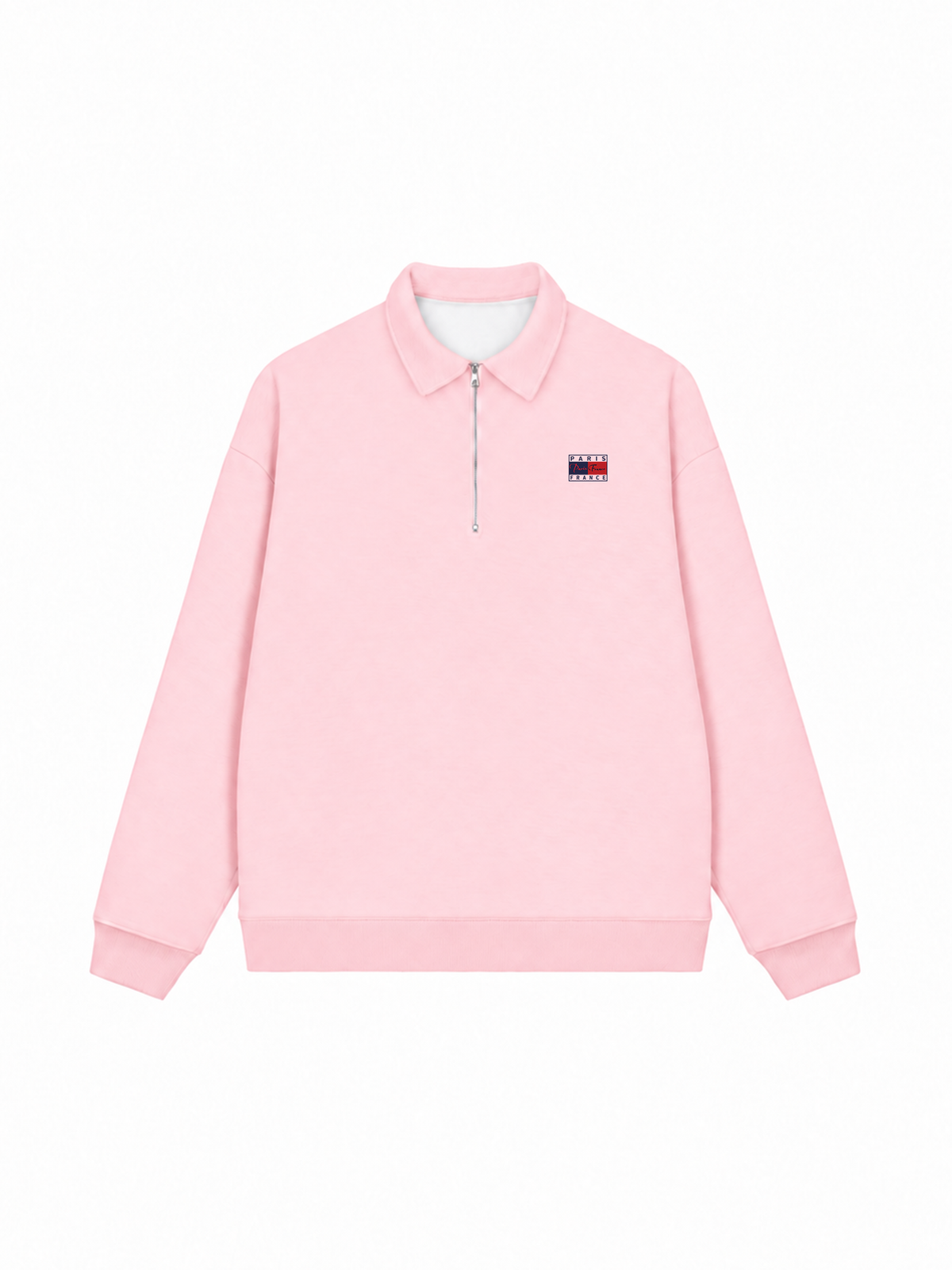 Áo Sweater Polo Nỉ Hai Da Basic Paris France