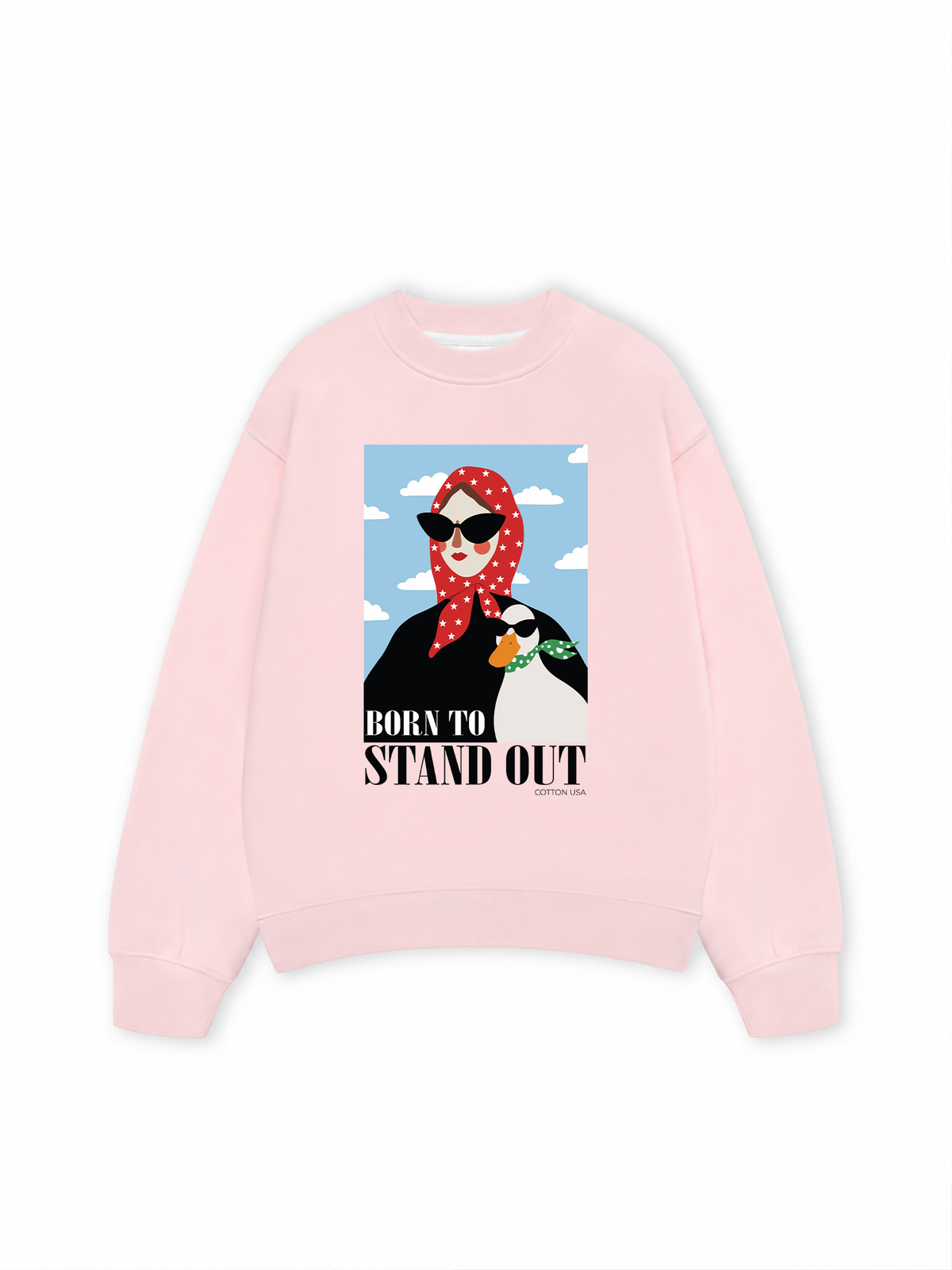 Áo Sweater Nỉ Hai Da Farm Born To Stand Out