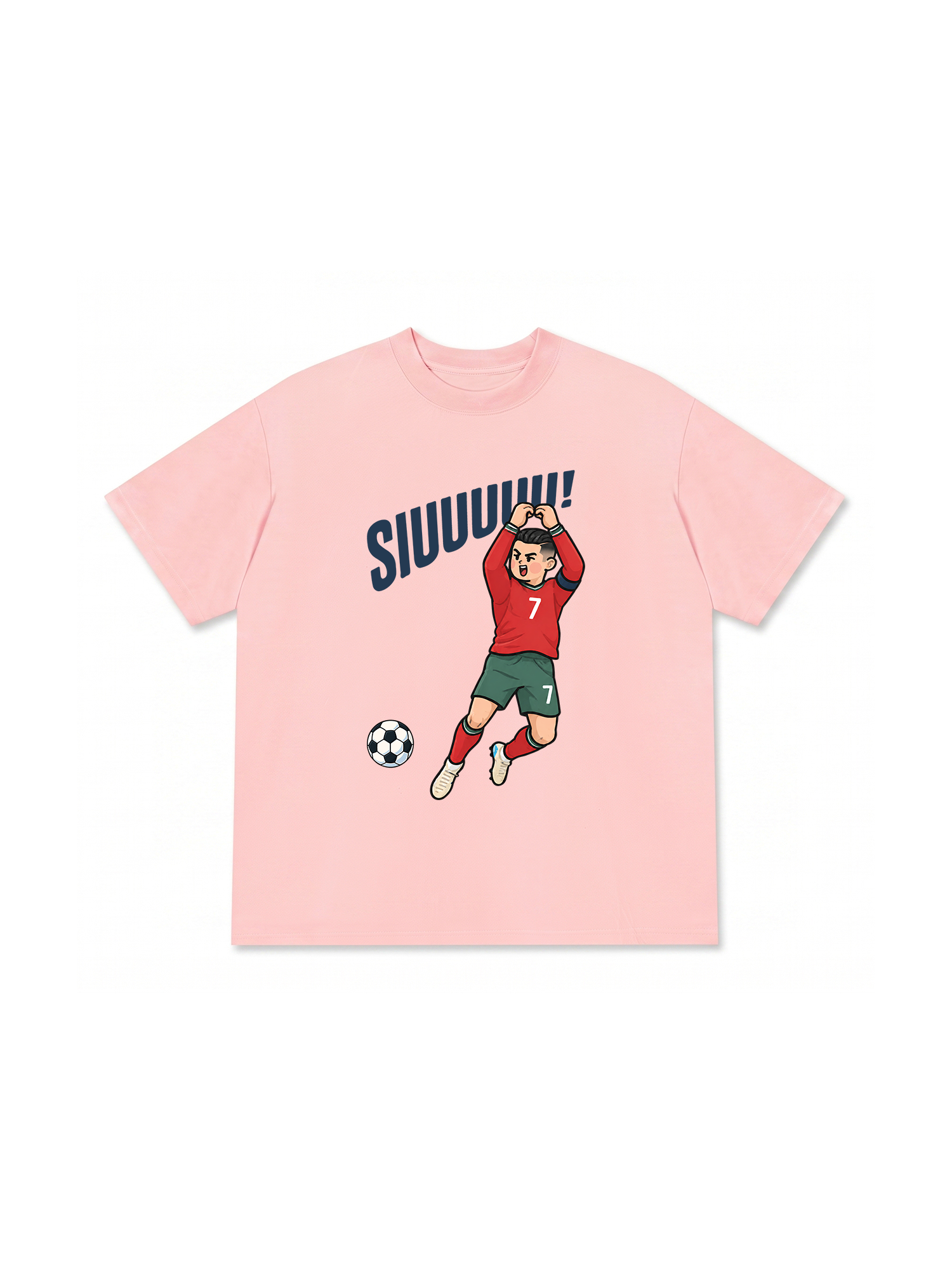 Áo Thun Relaxed Fit Soccer 7 Siuuu POR