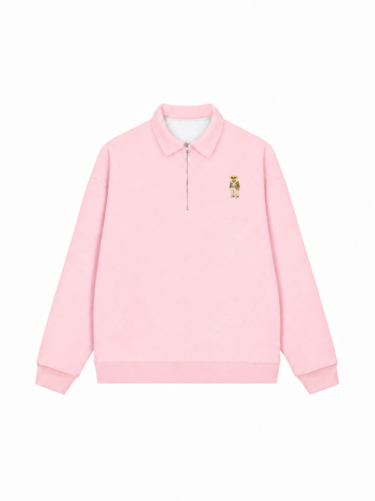 Áo Sweater Polo Nỉ Hai Da Gentle Bear