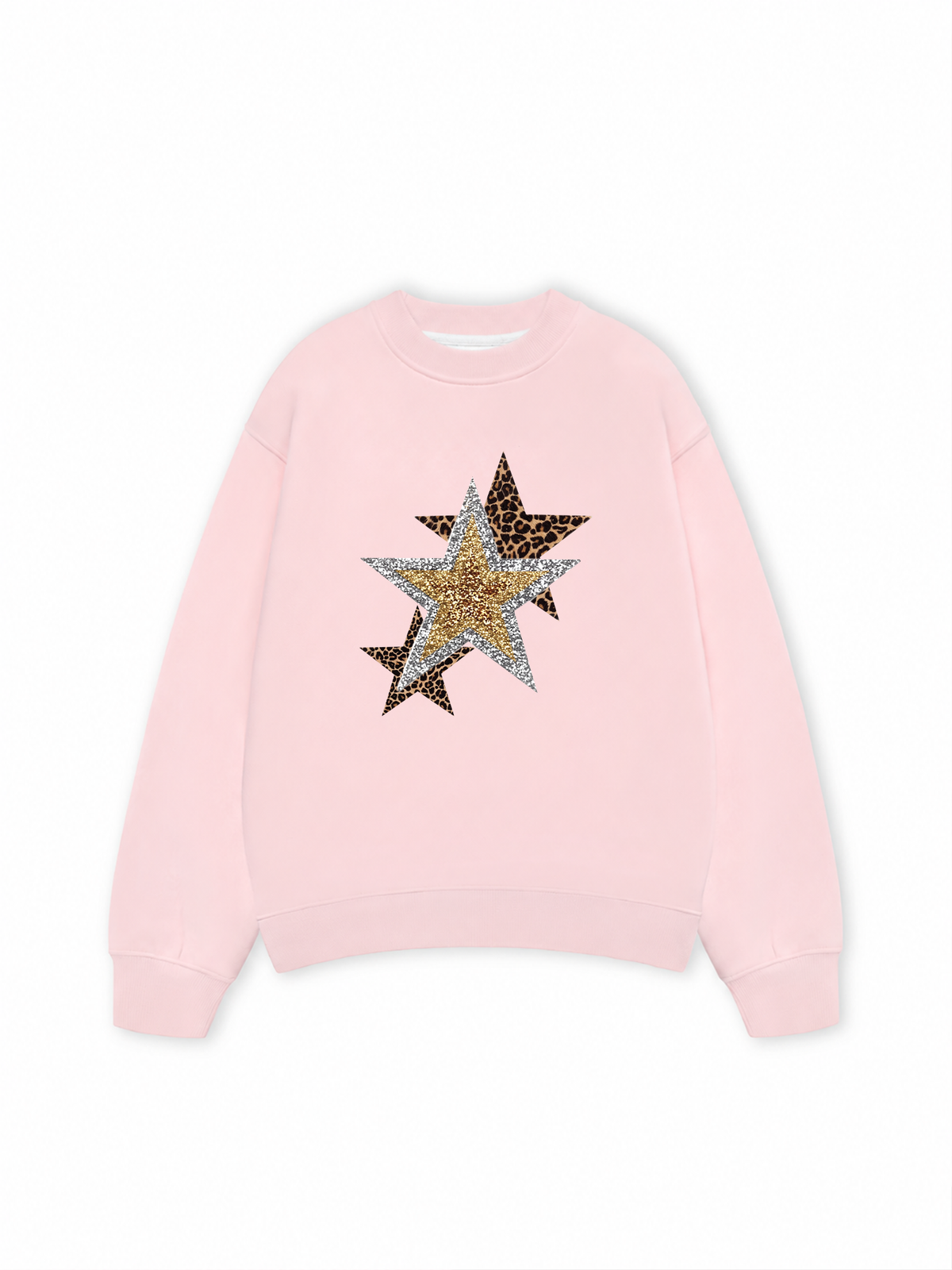 Áo Sweater Nỉ Hai Da Urban Leopard Metallic Savage Stars