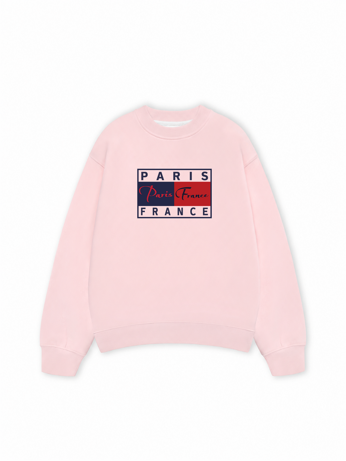 Áo Sweater Nỉ Hai Da Bassic Paris France