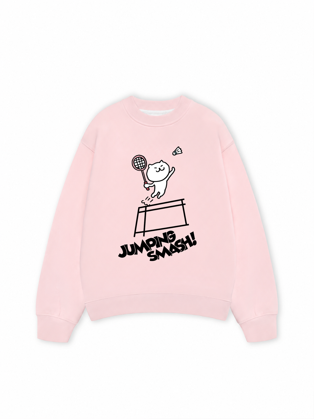 Áo Sweater Nỉ Hai Da Badminton Jumping Smash