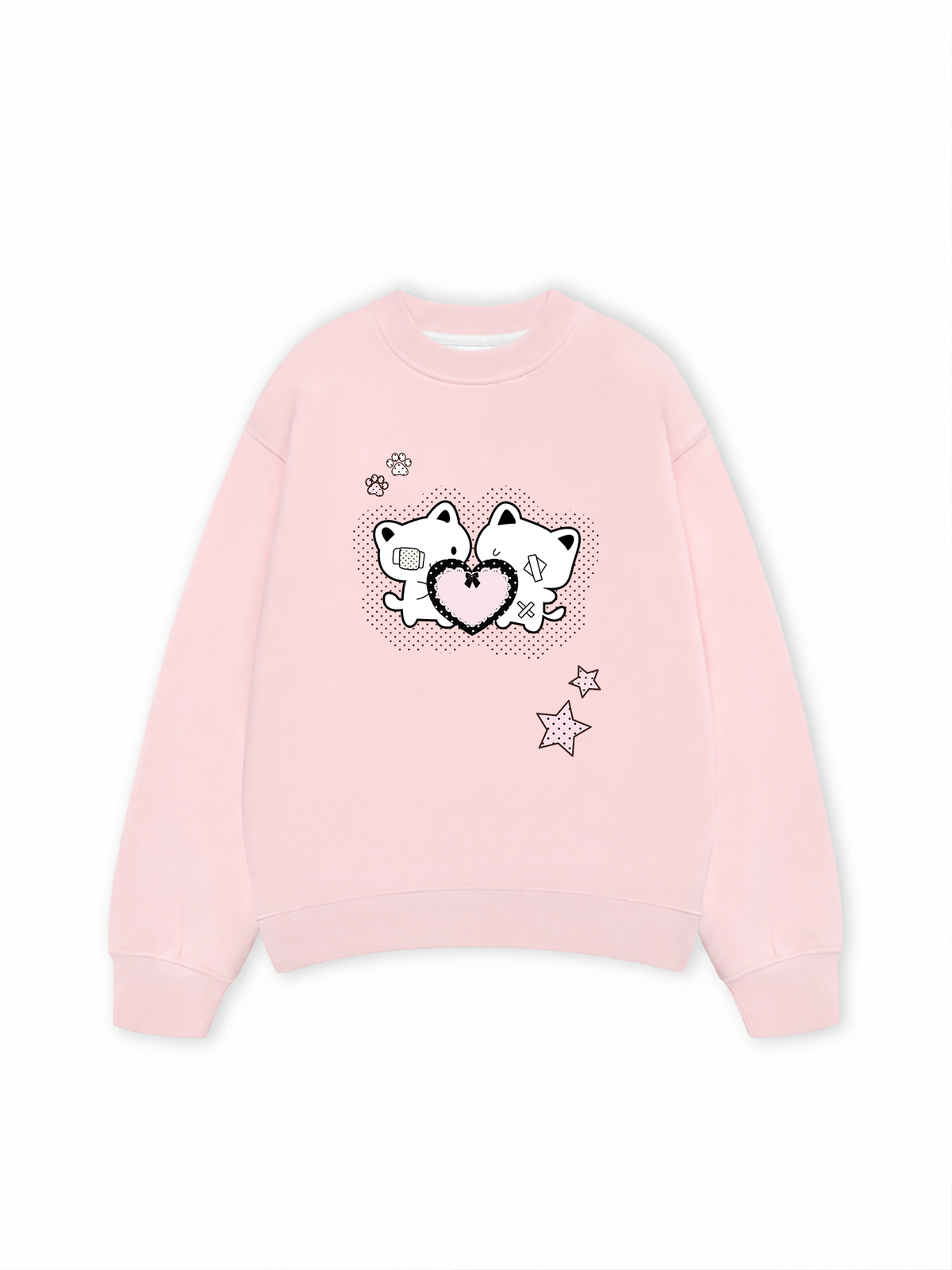 Áo Sweater Nỉ Hai Da Dotty Mood Starlight Kitty Care