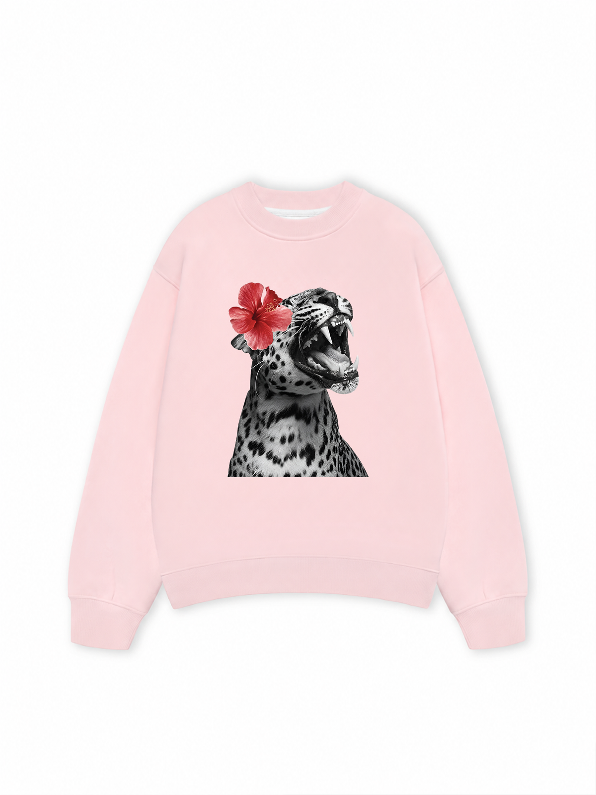 Áo Sweater Nỉ Hai Da Urban Leopard Roar Flower