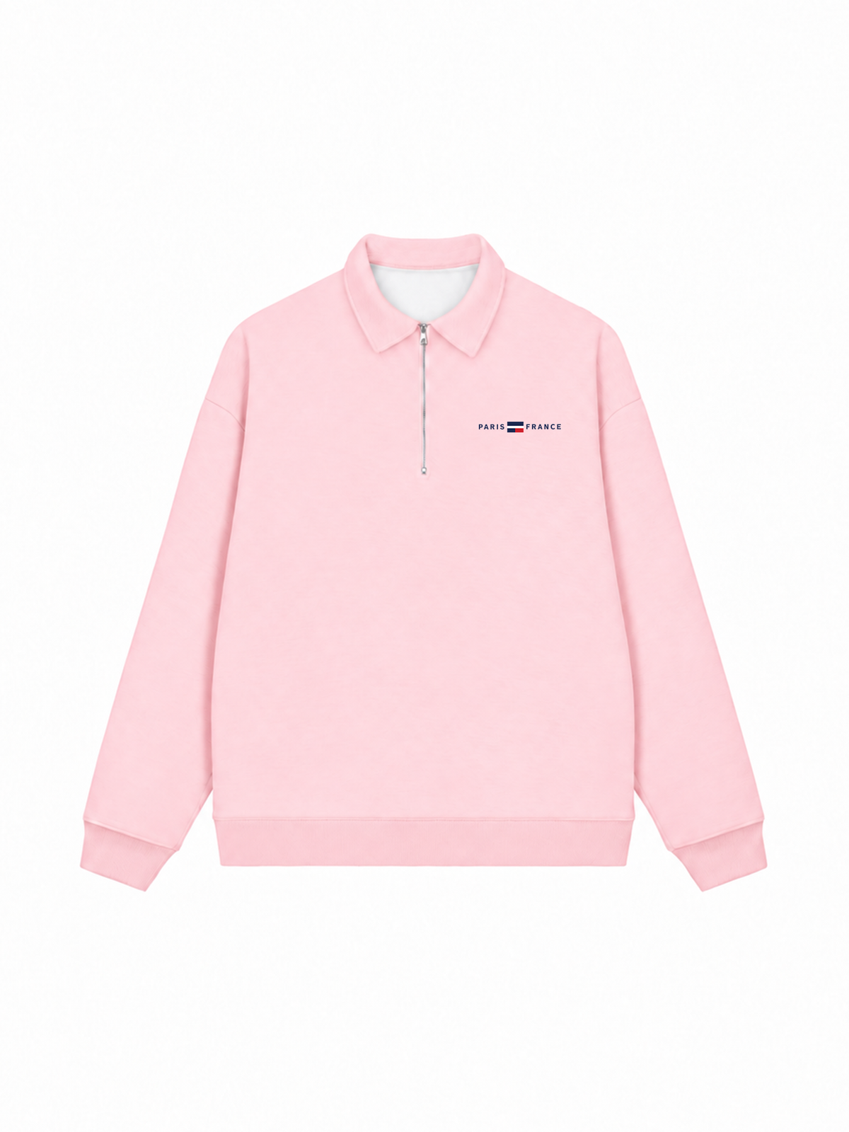Áo Sweater Polo Nỉ Hai Da City Paris France