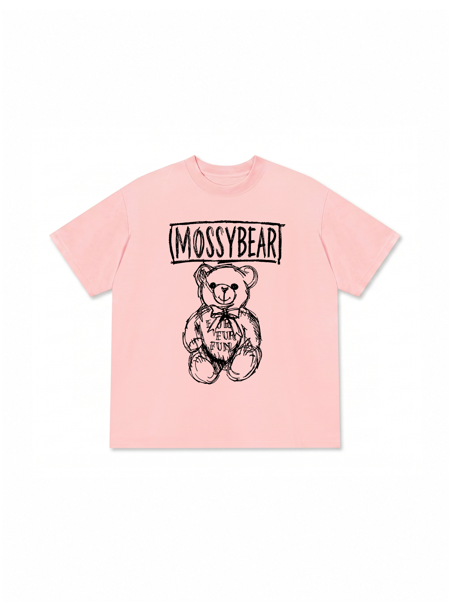 Áo Thun Relaxed Fit Mossy Bear Basic Bear