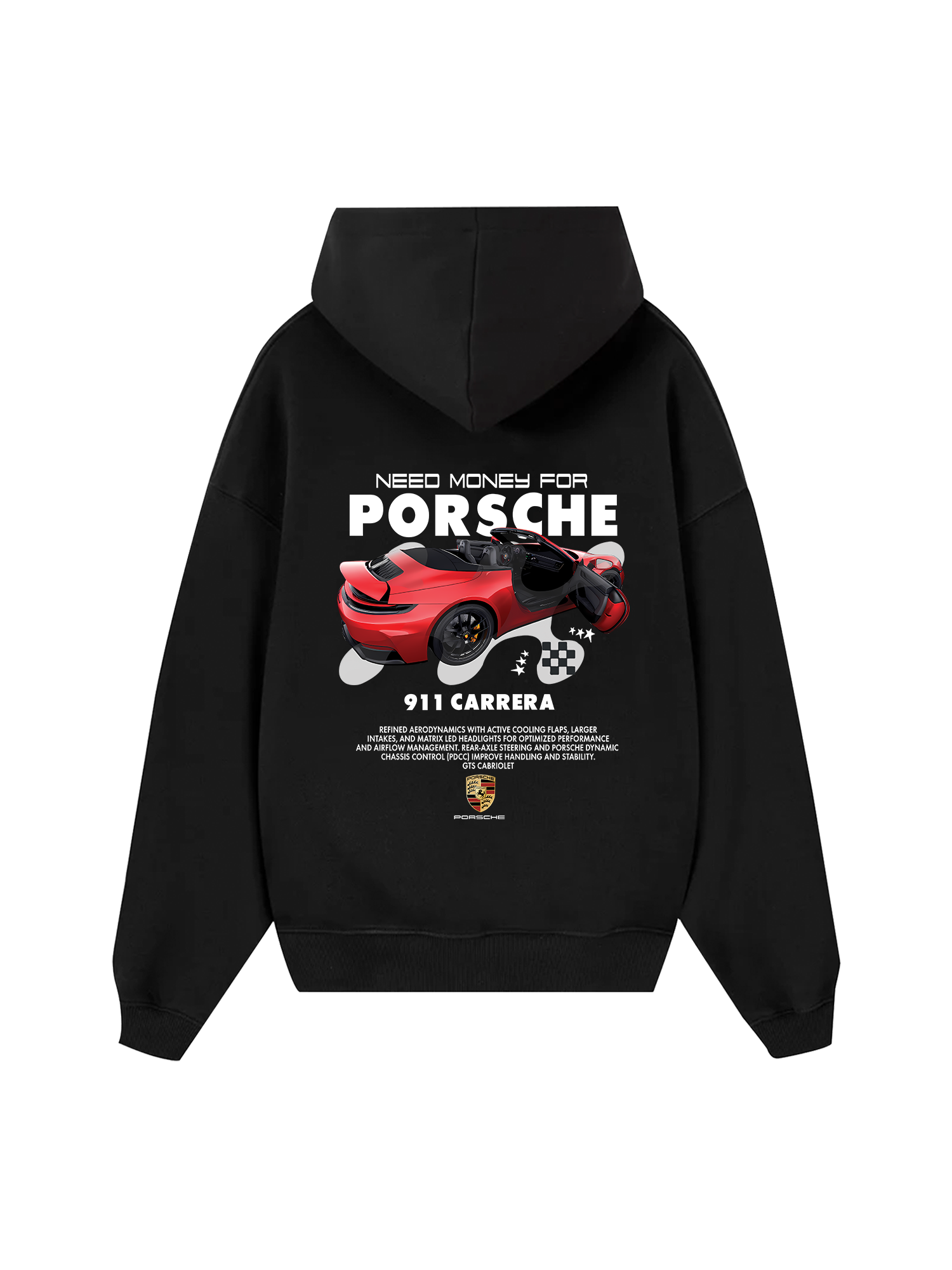 Porsche Red 911 Hoodie