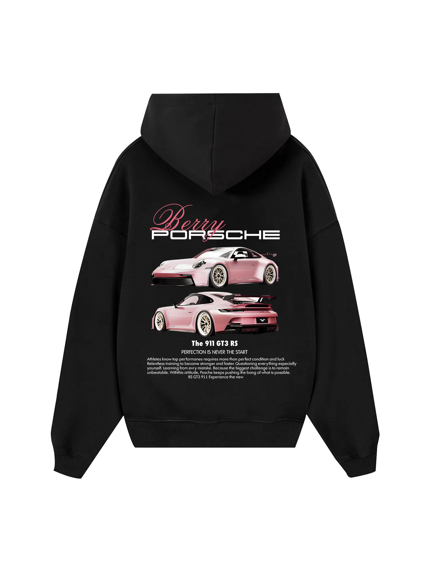 Porsche CAR Berry Porsche Hoodie
