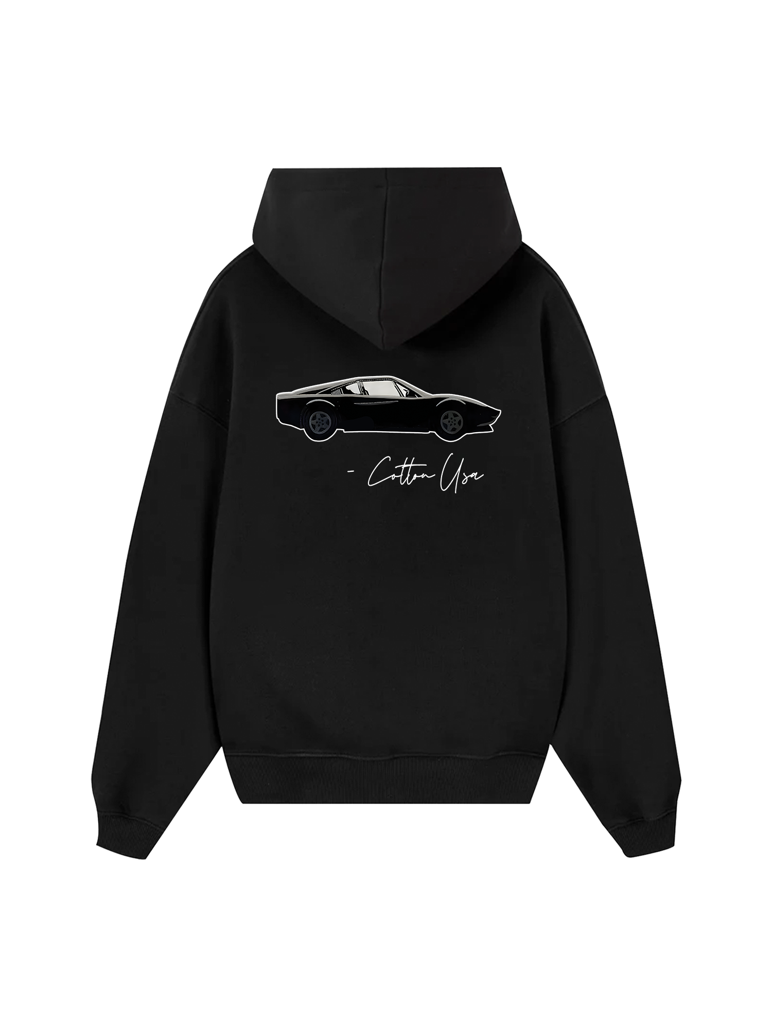 Classic Car Black Hoodie