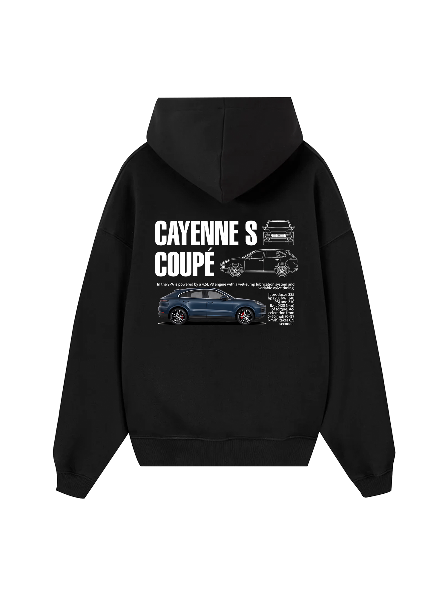 Porsche Cayenne S Coupe Classic Hoodie
