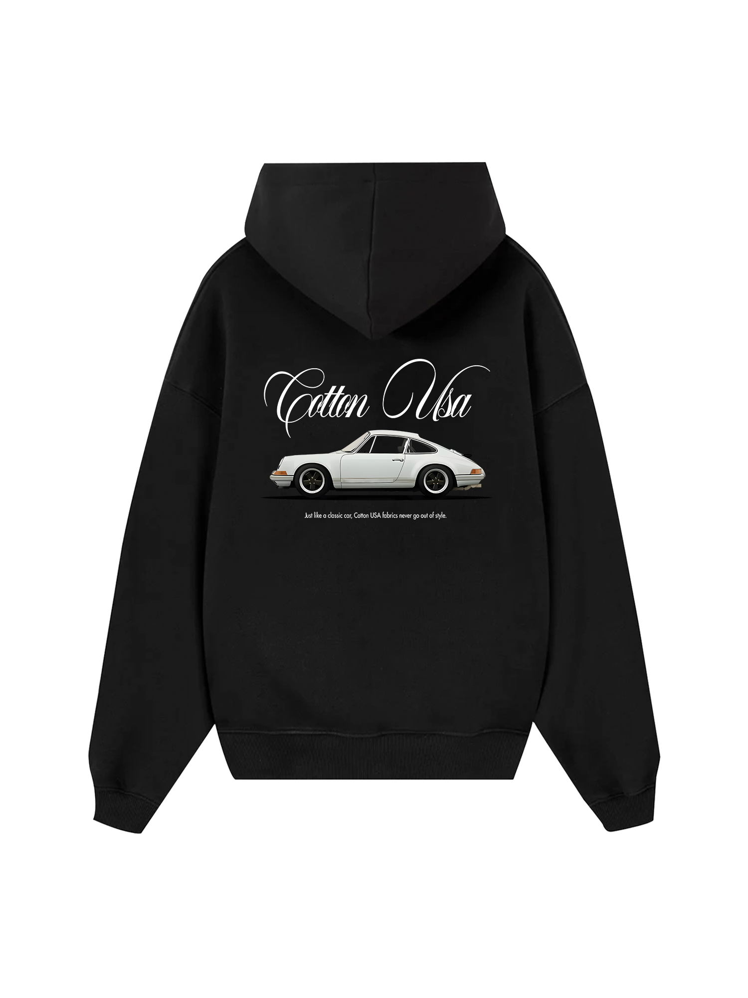 Classic Car White Hoodie