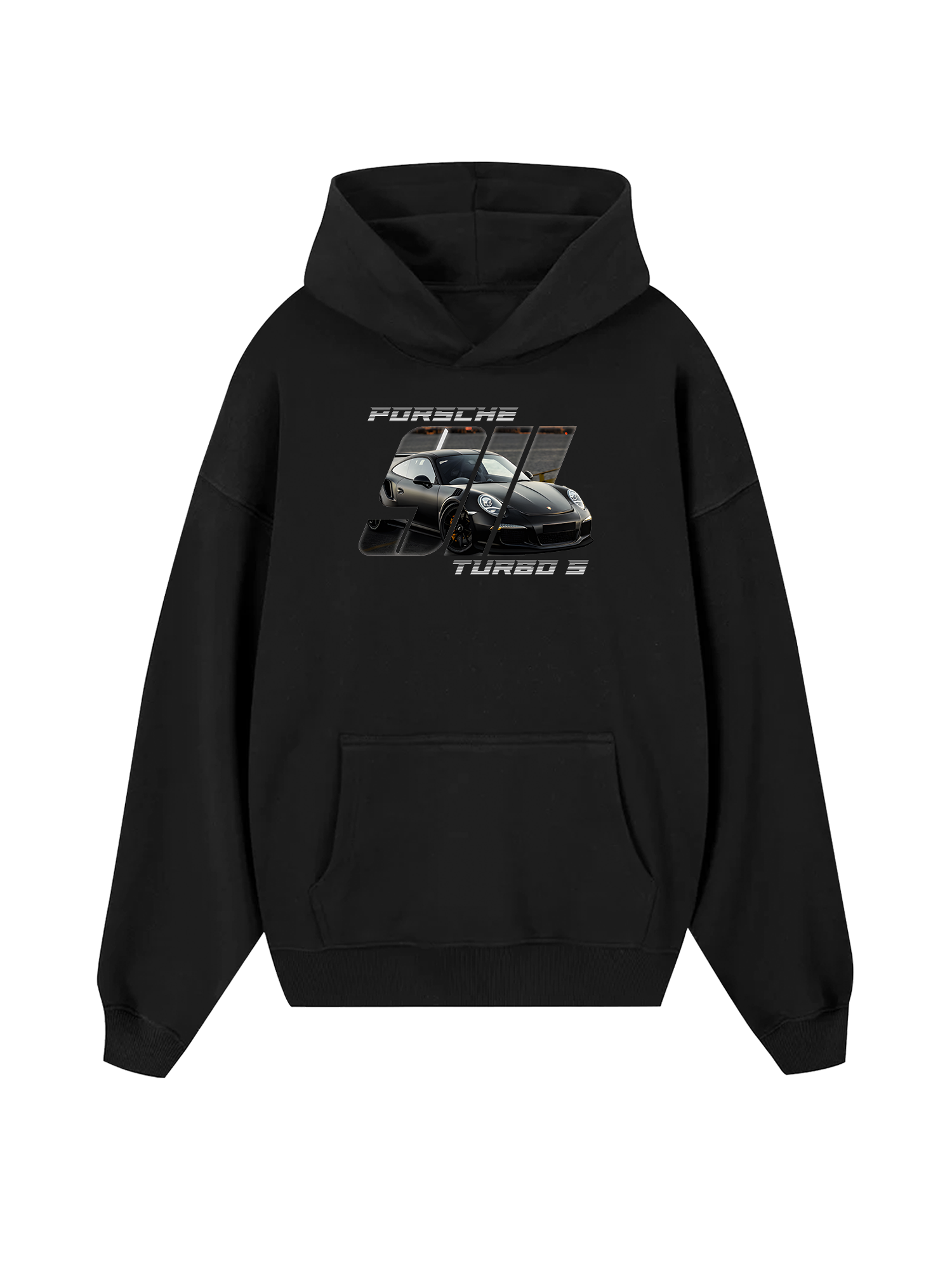 Áo hoodie Porsche Silver Turbo S Hoodie