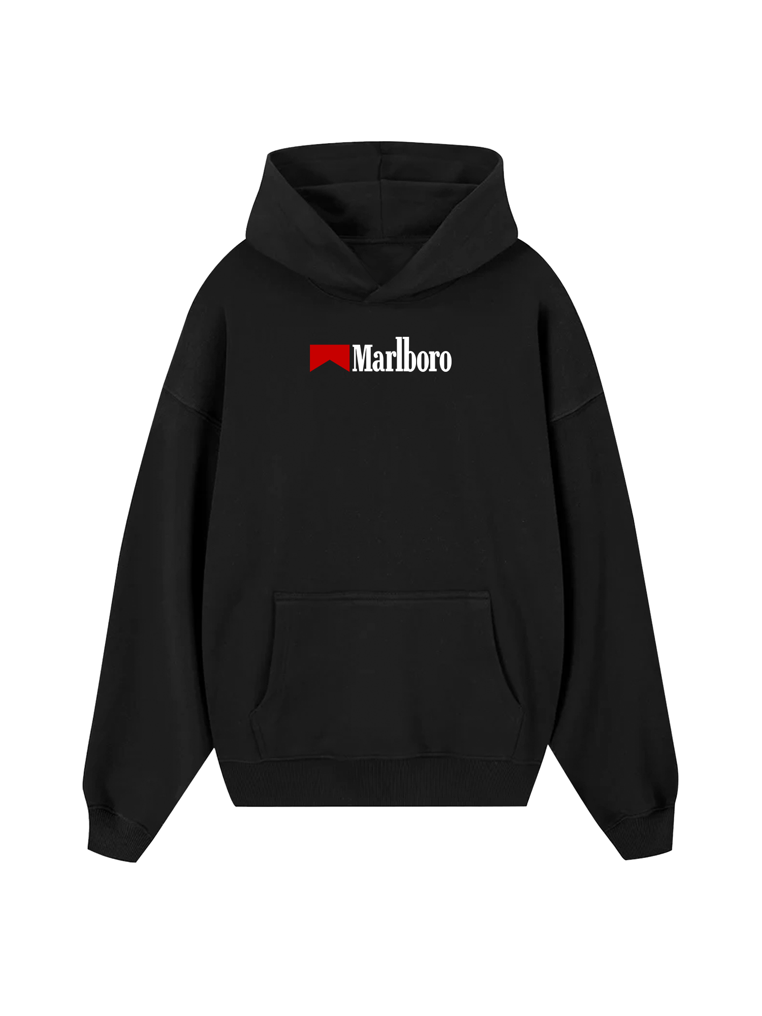 Marlboro Typo Logo Hoodie