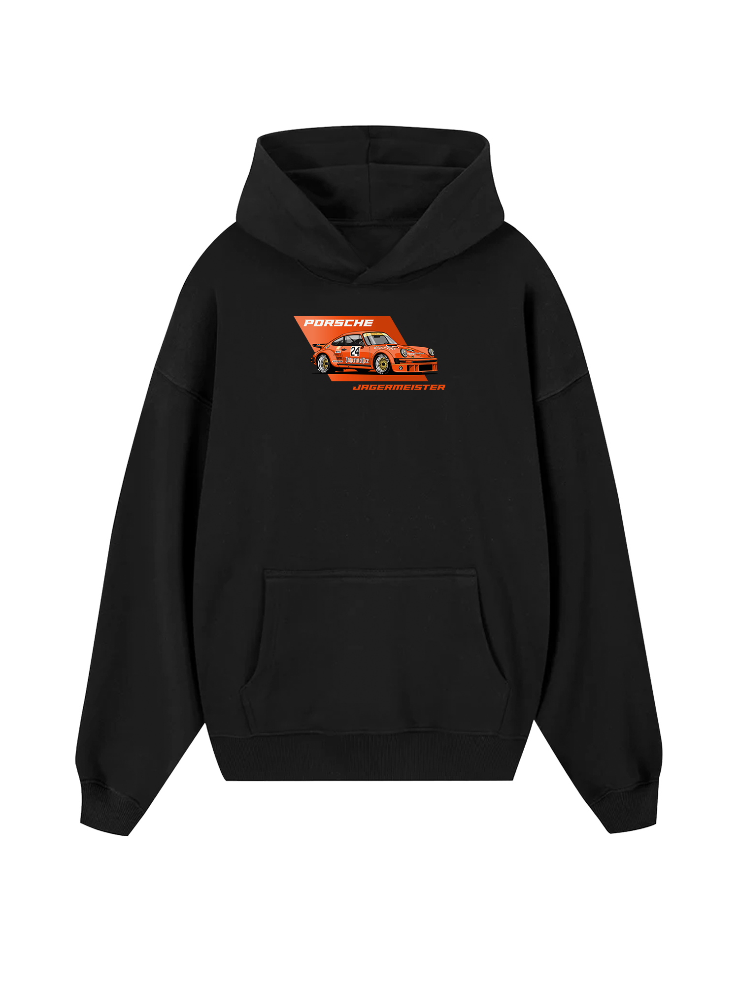 Porsche Flamboyant Orange Jagermeister Hoodie