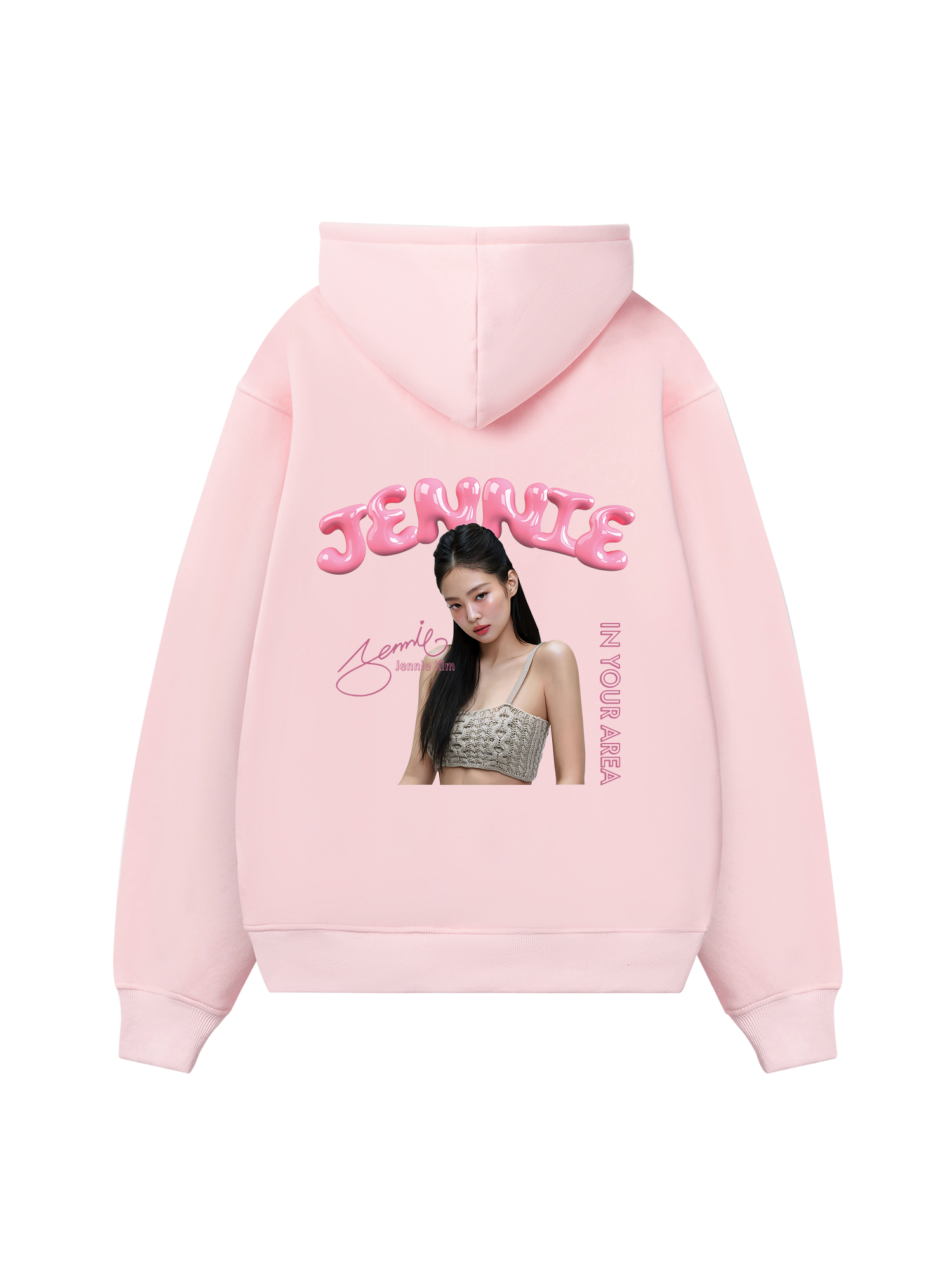Black Pink Jennie In Your Area Hoodie