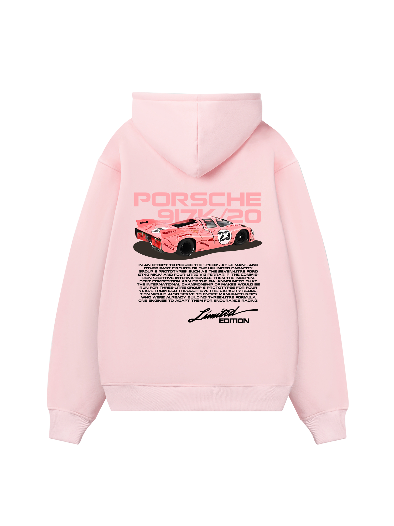Porsche 917K Pink Pig Hoodie
