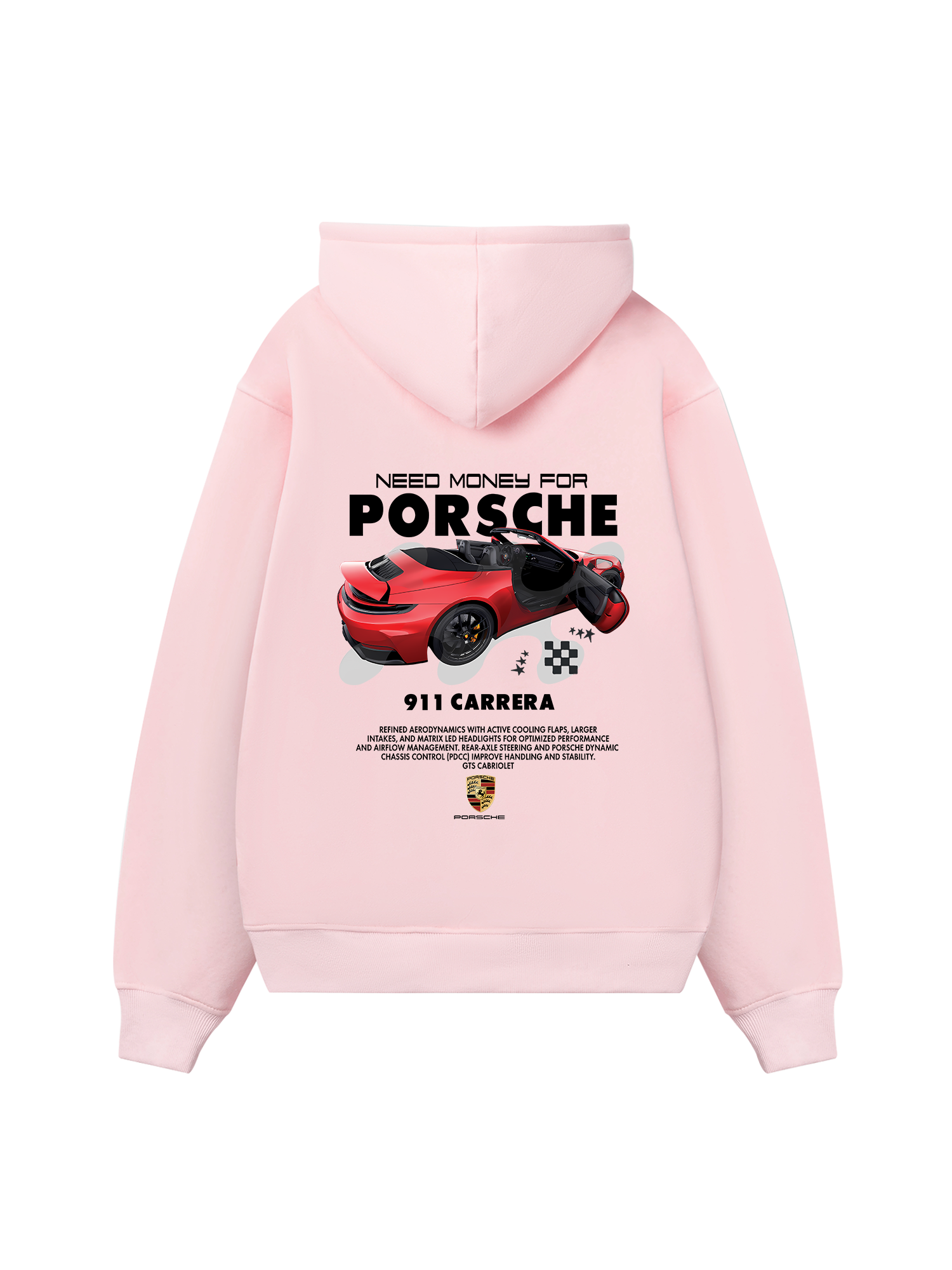Porsche Red 911 Hoodie