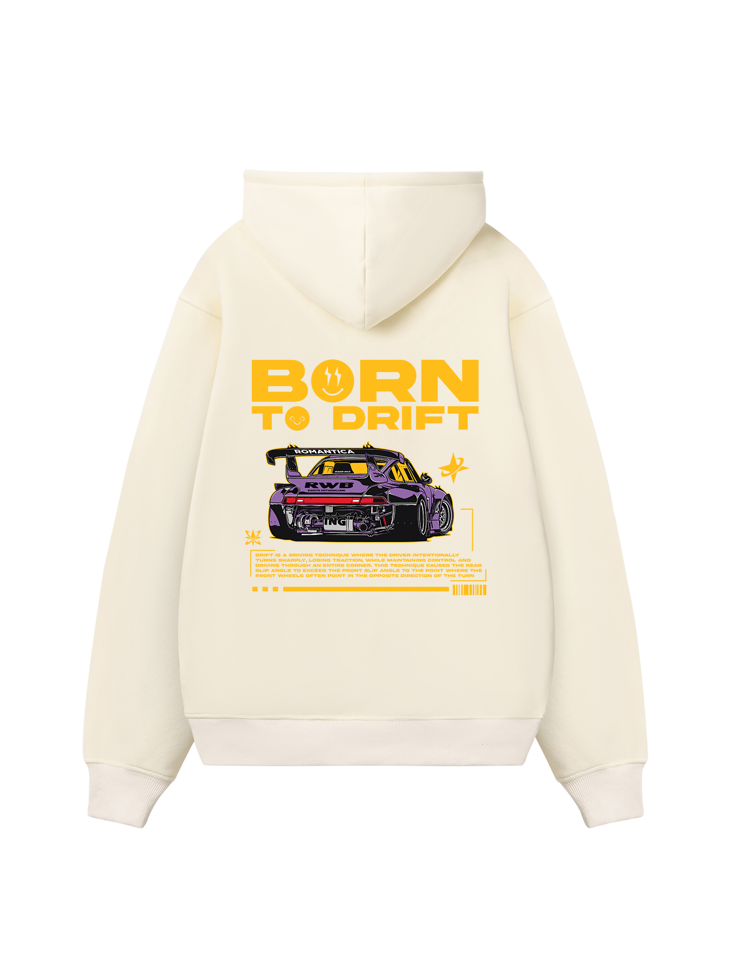 Porsche Born To Drift Hoodie