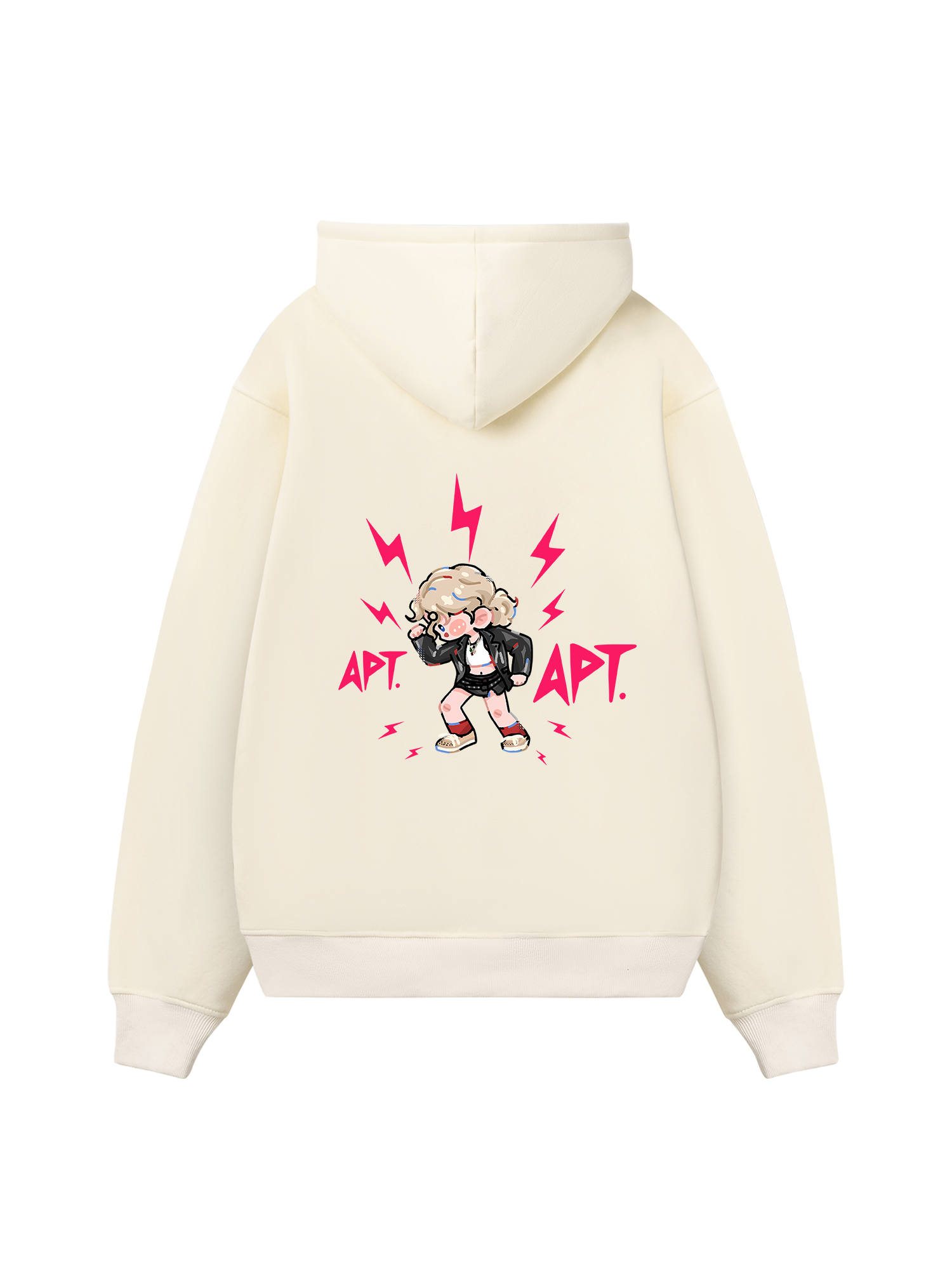 Black Pink Cute APT Hoodie