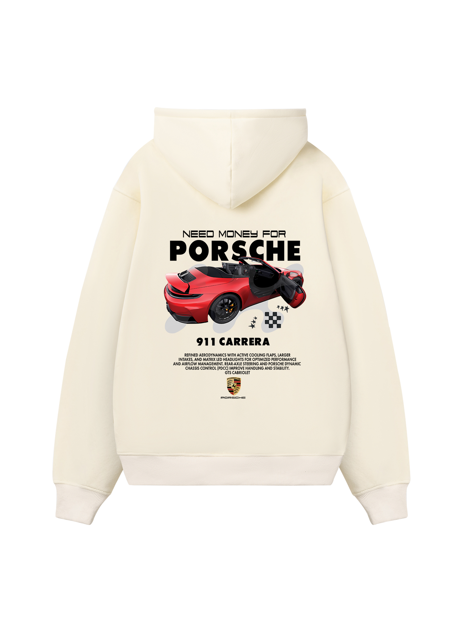 Porsche Red 911 Hoodie