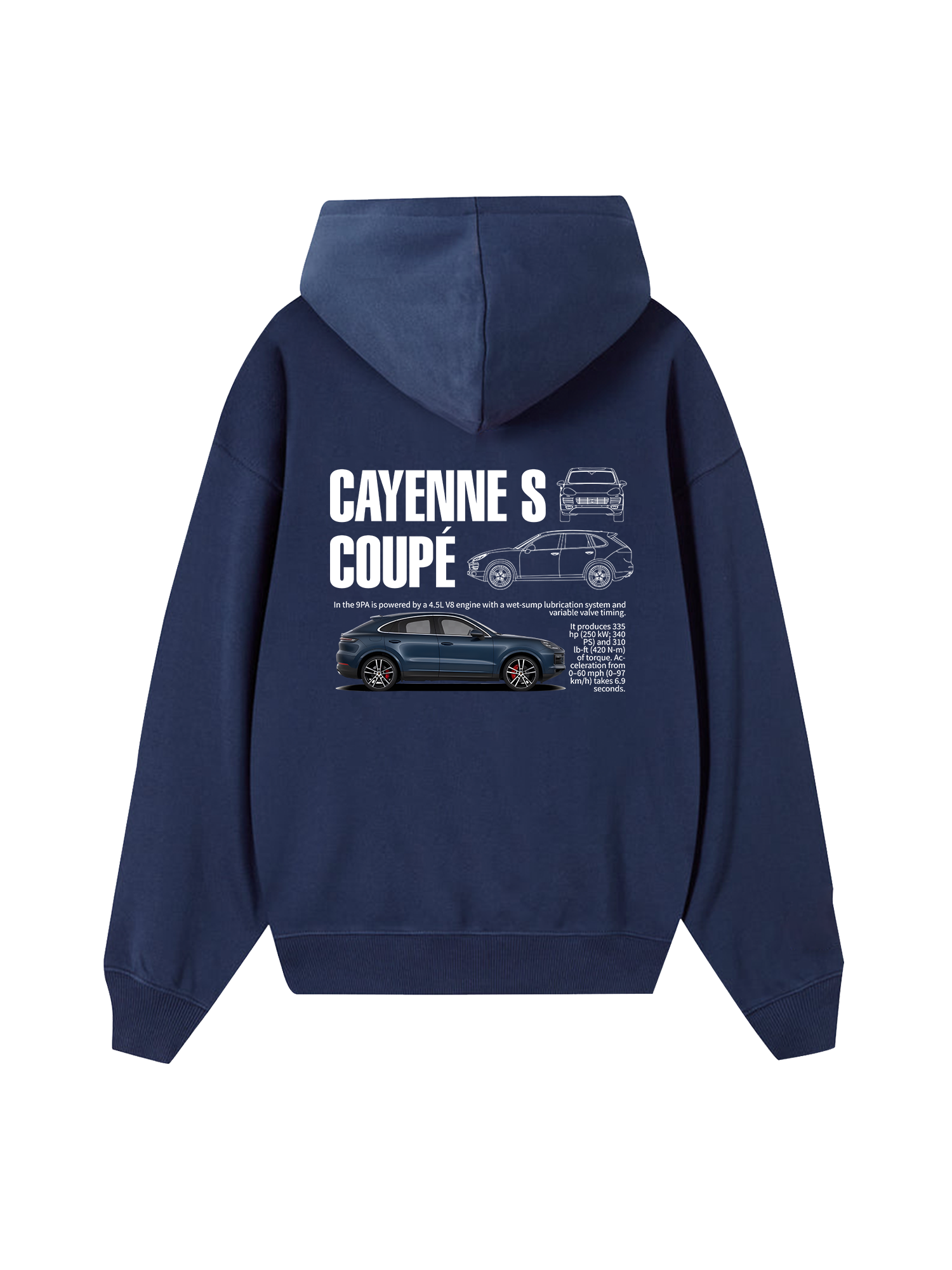 Porsche Cayenne S Coupe Classic Hoodie