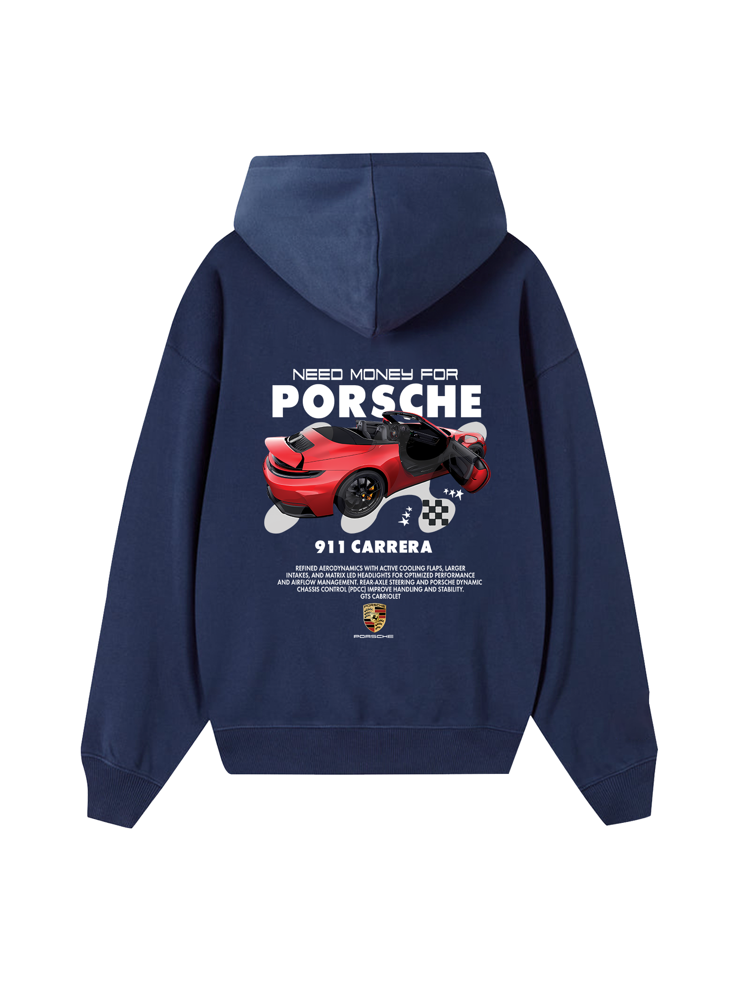 Porsche Red 911 Hoodie
