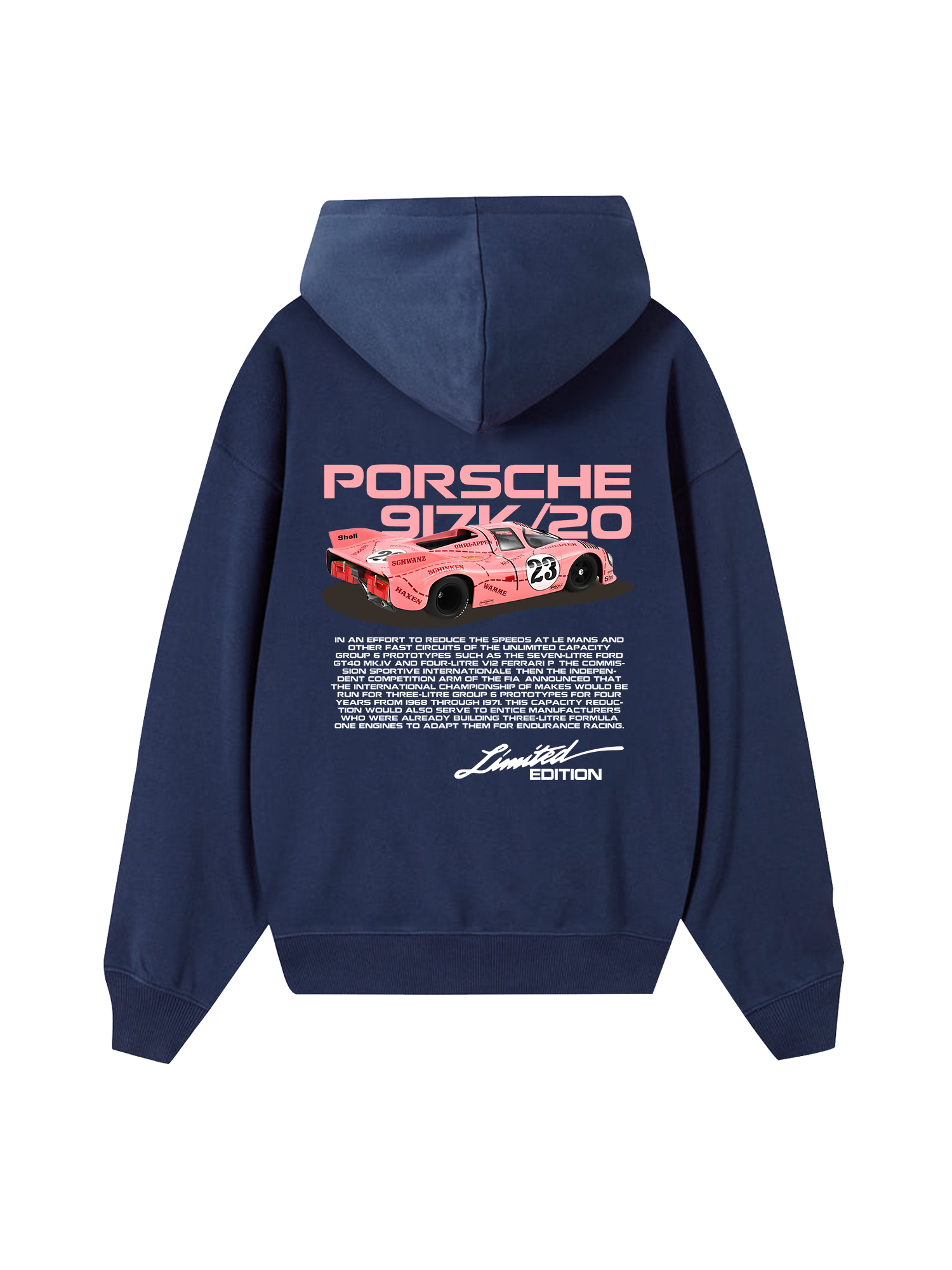 Porsche 917K Pink Pig Hoodie