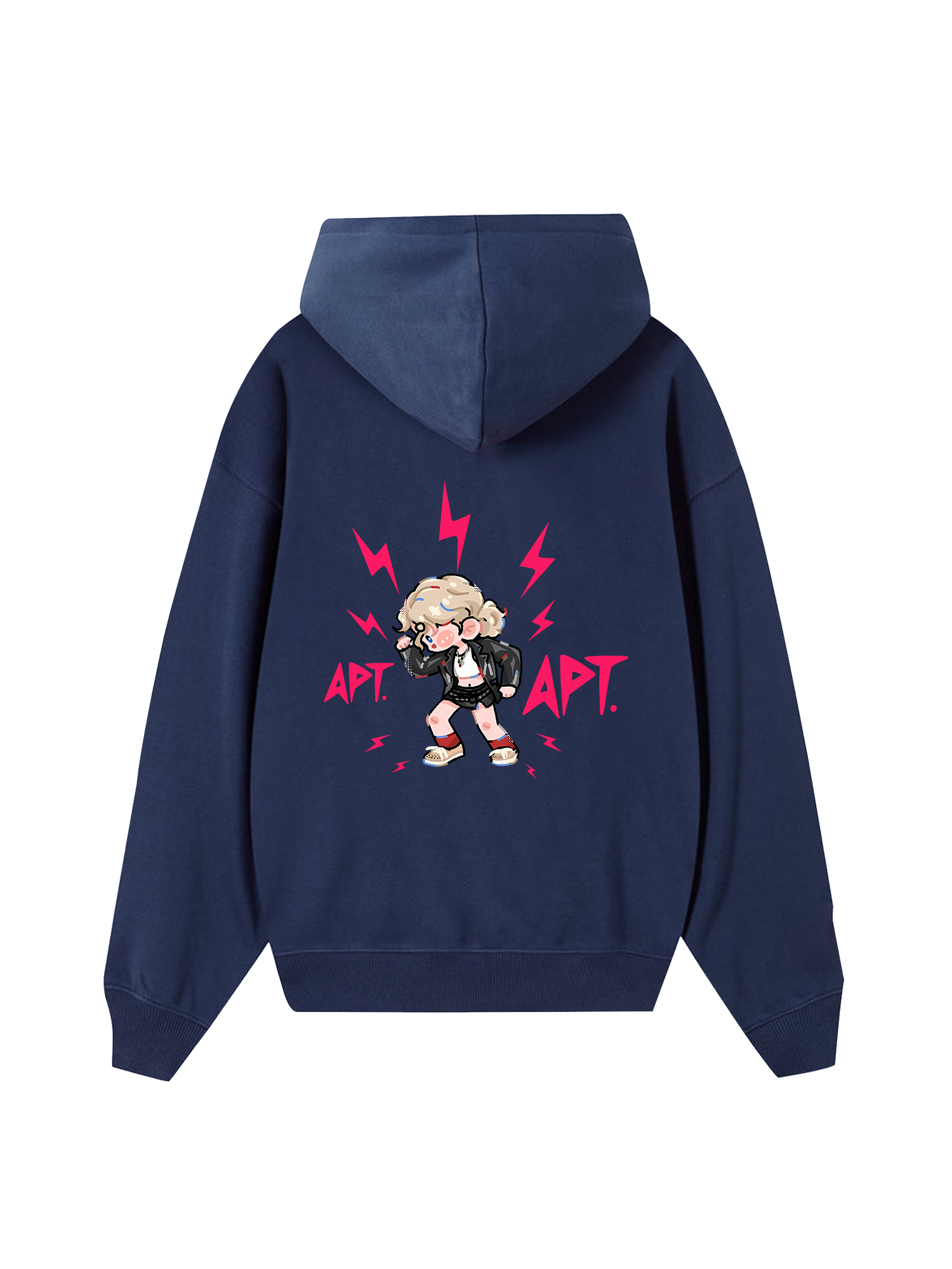 Black Pink Cute APT Hoodie