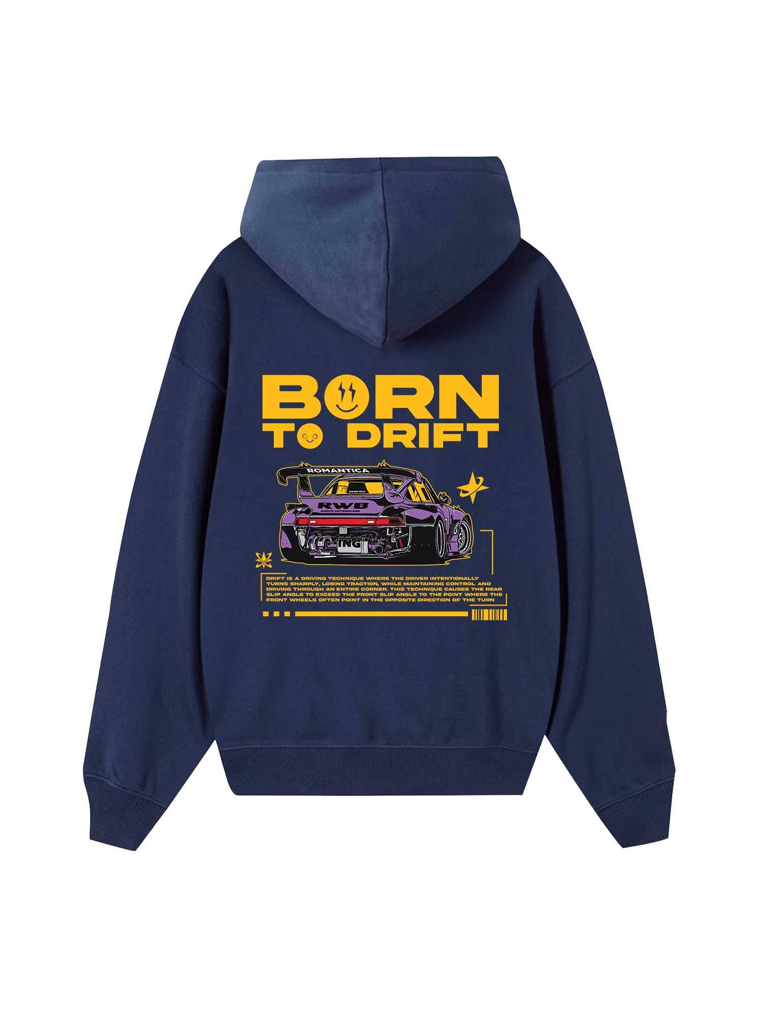 Porsche Born To Drift Hoodie