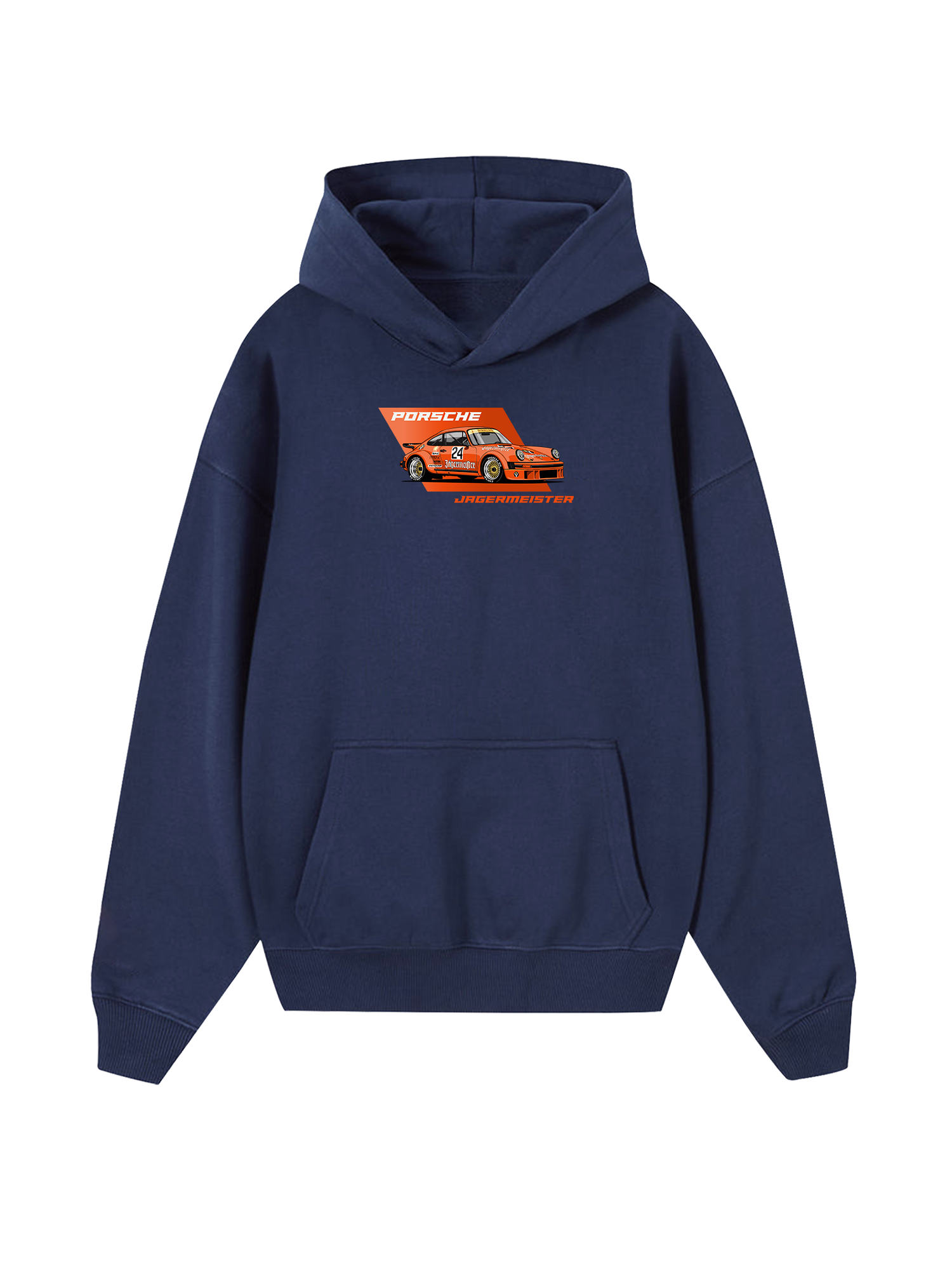 Porsche Flamboyant Orange Jagermeister Hoodie