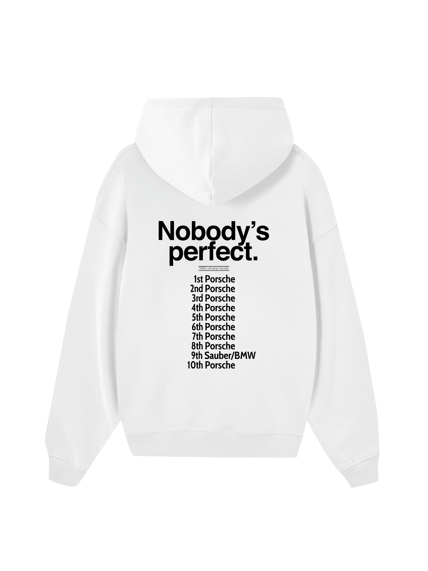 Porsche Nobody_s Perfect Hoodie