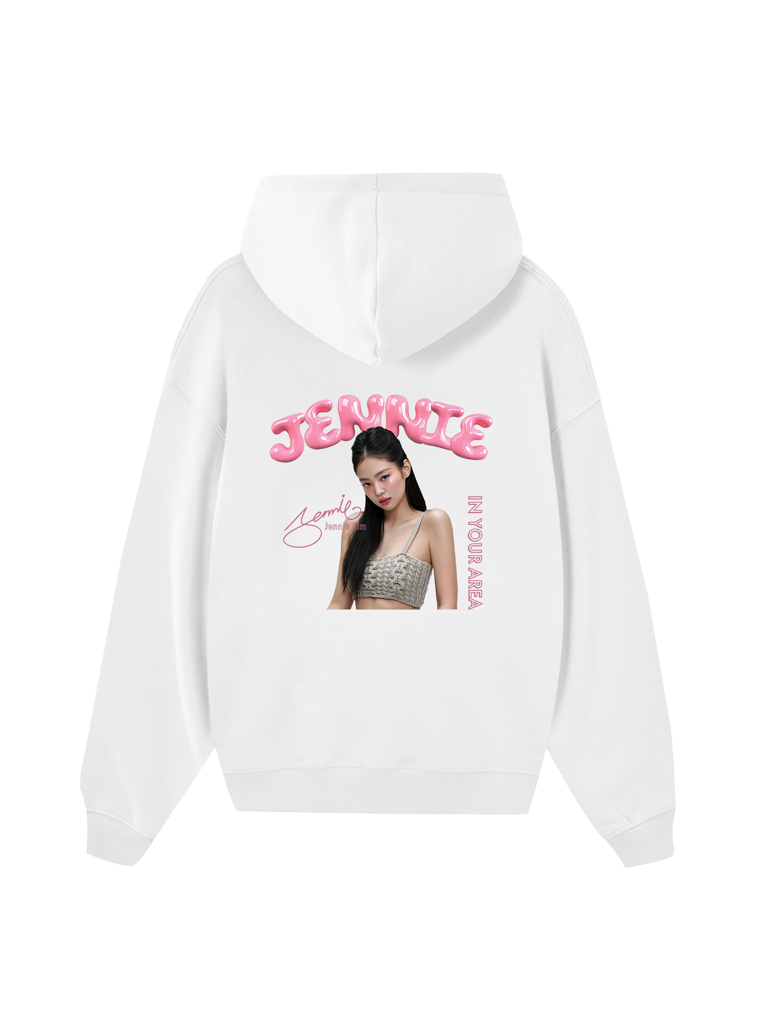 Black Pink Jennie In Your Area Hoodie