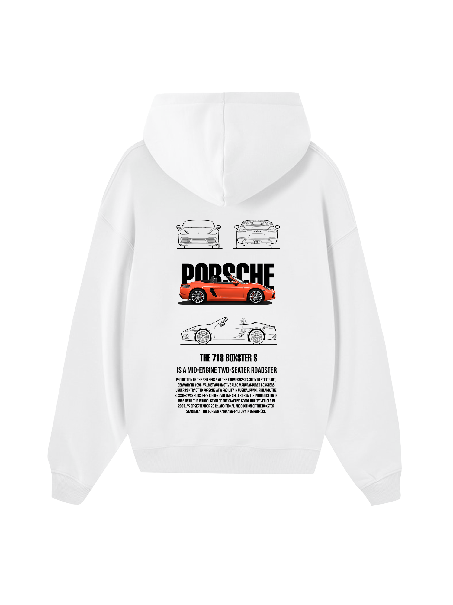 Porsche 718 BOXSTER S Hoodie