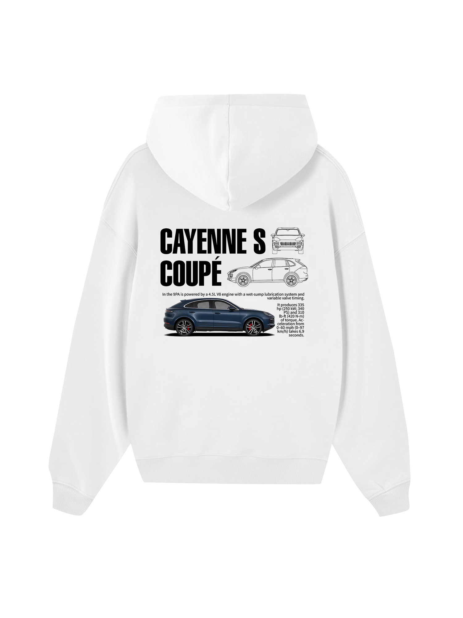 Porsche Cayenne S Coupe Classic Hoodie