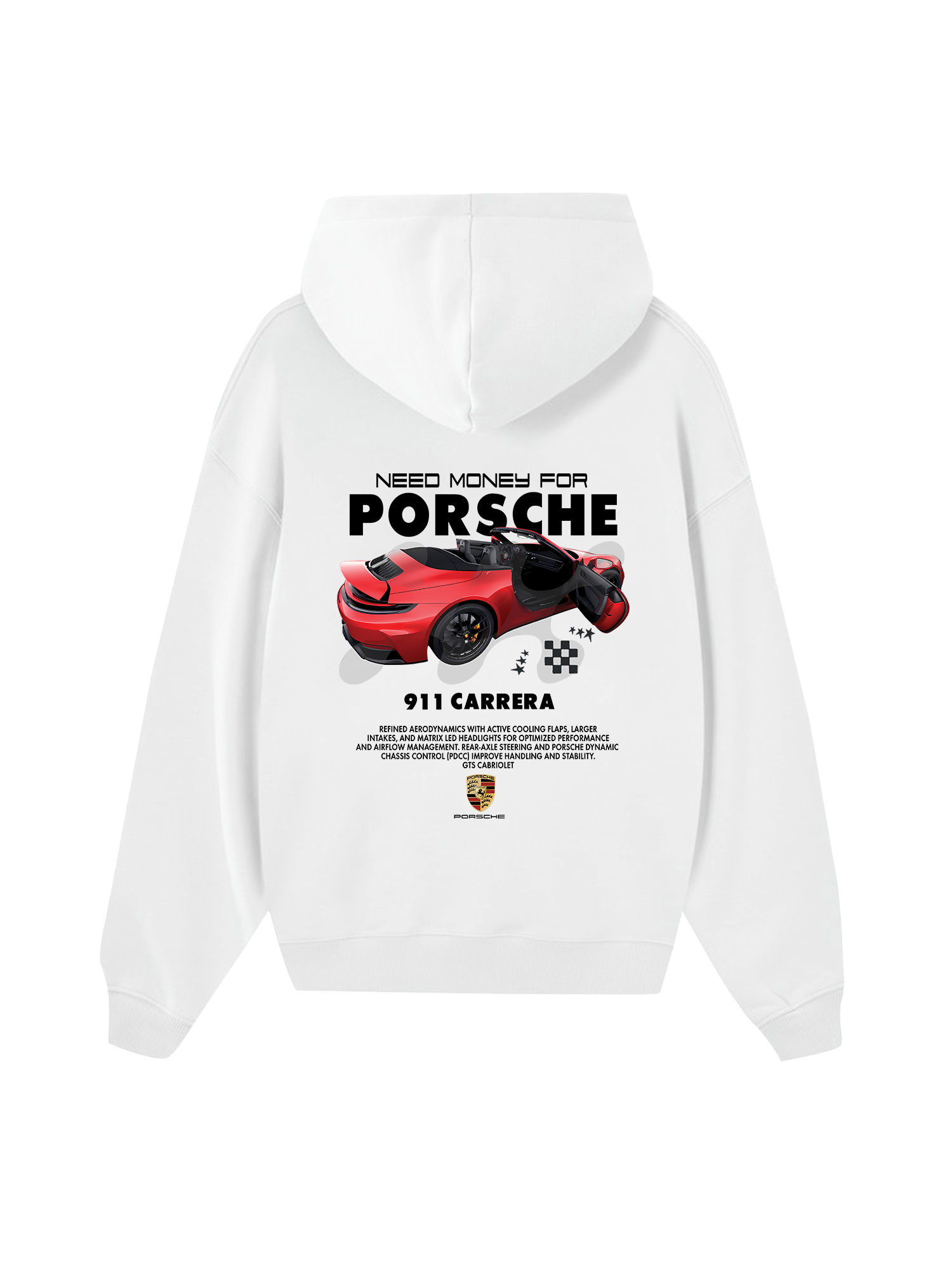 Porsche Red 911 Hoodie