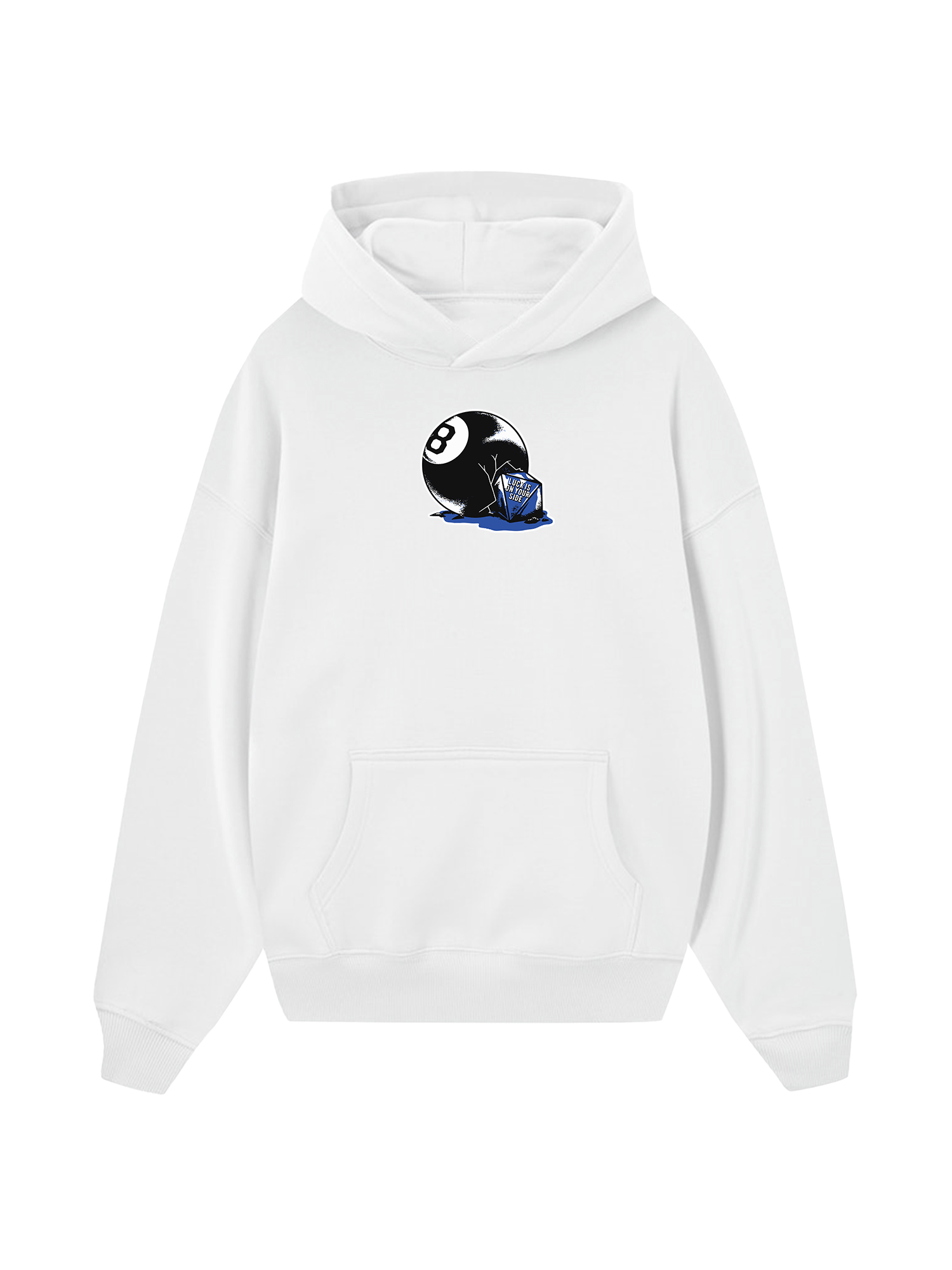 Billiards Lucky Is On Your Side Hoodie