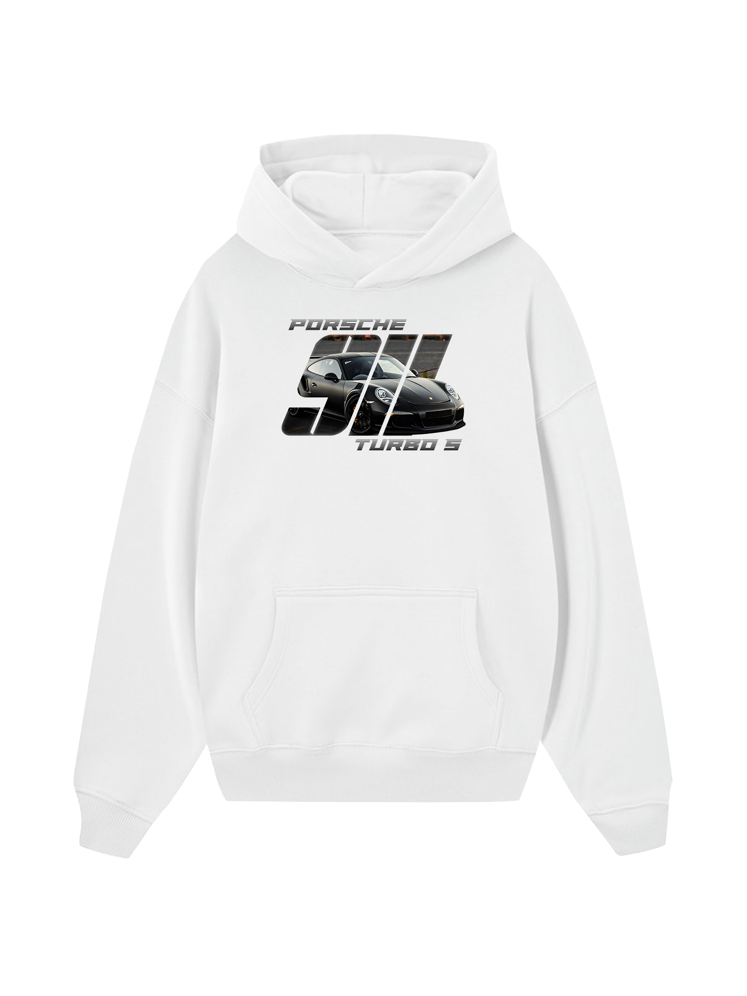 Áo hoodie Porsche Silver Turbo S Hoodie