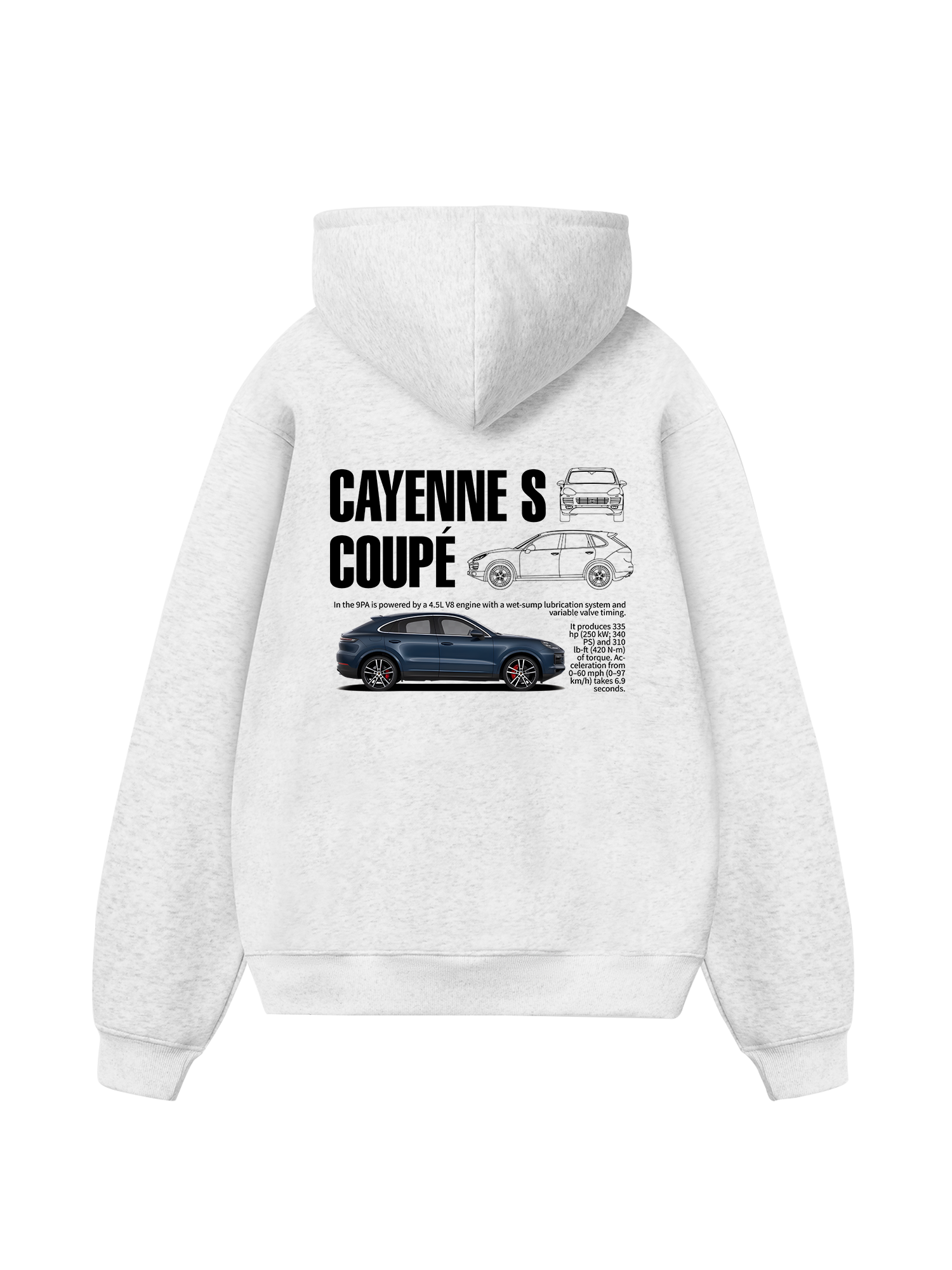 Porsche Cayenne S Coupe Classic Hoodie