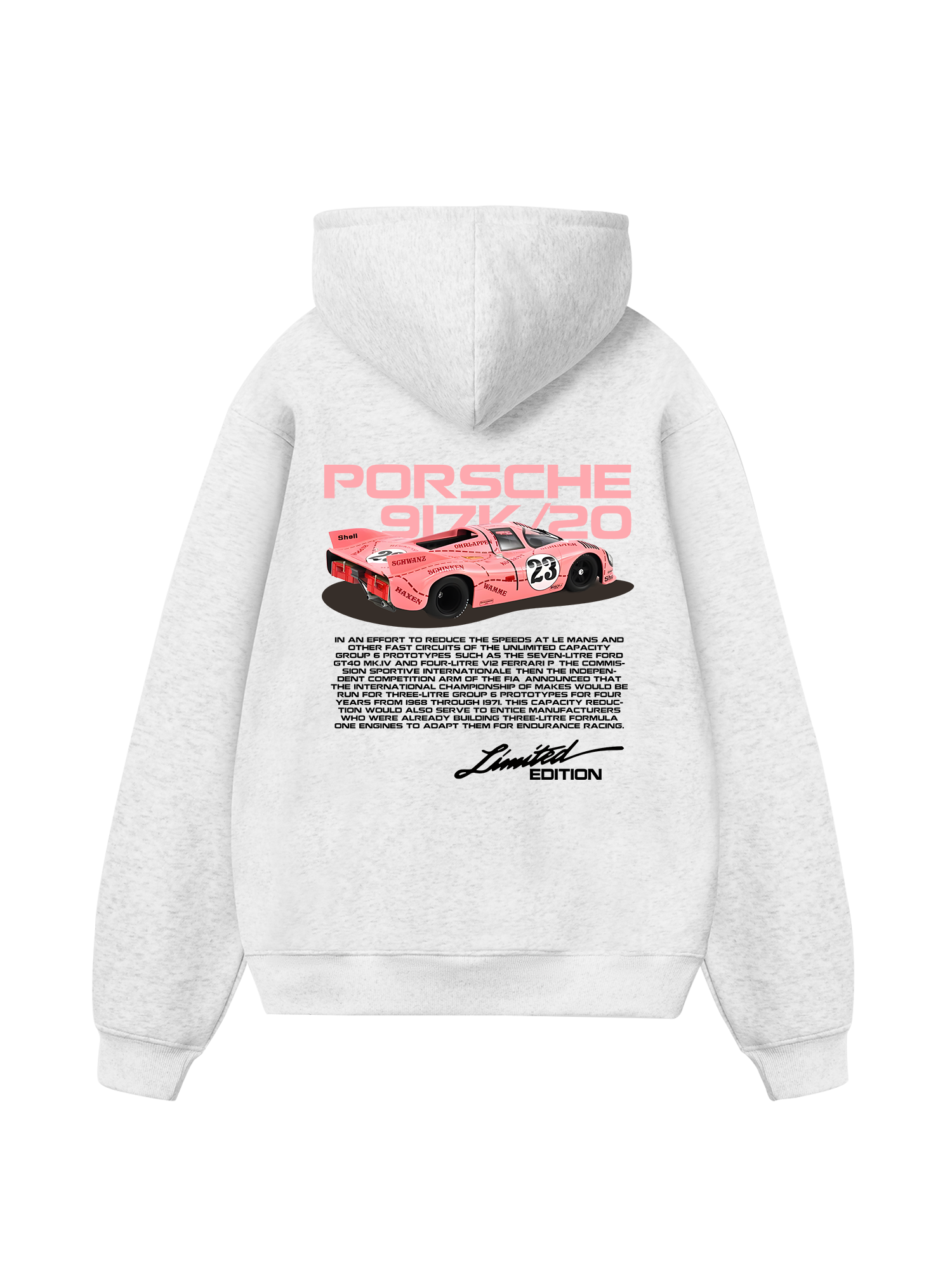 Porsche 917K Pink Pig Hoodie