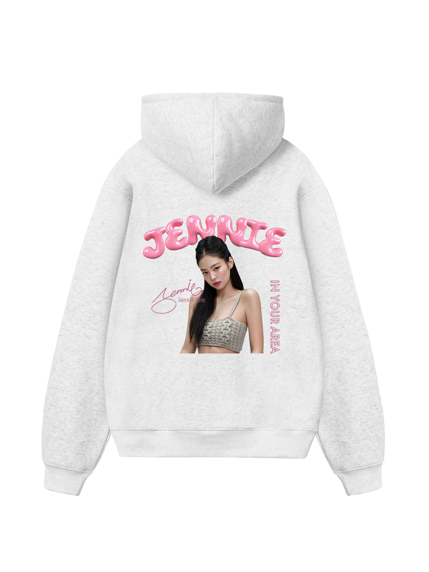 Black Pink Jennie In Your Area Hoodie
