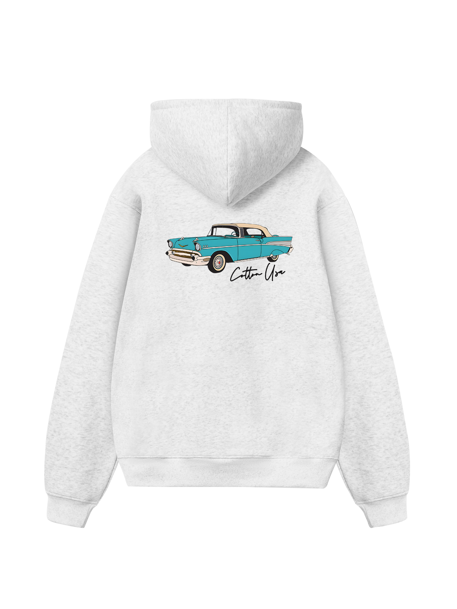 Classic Car Blue Hoodie