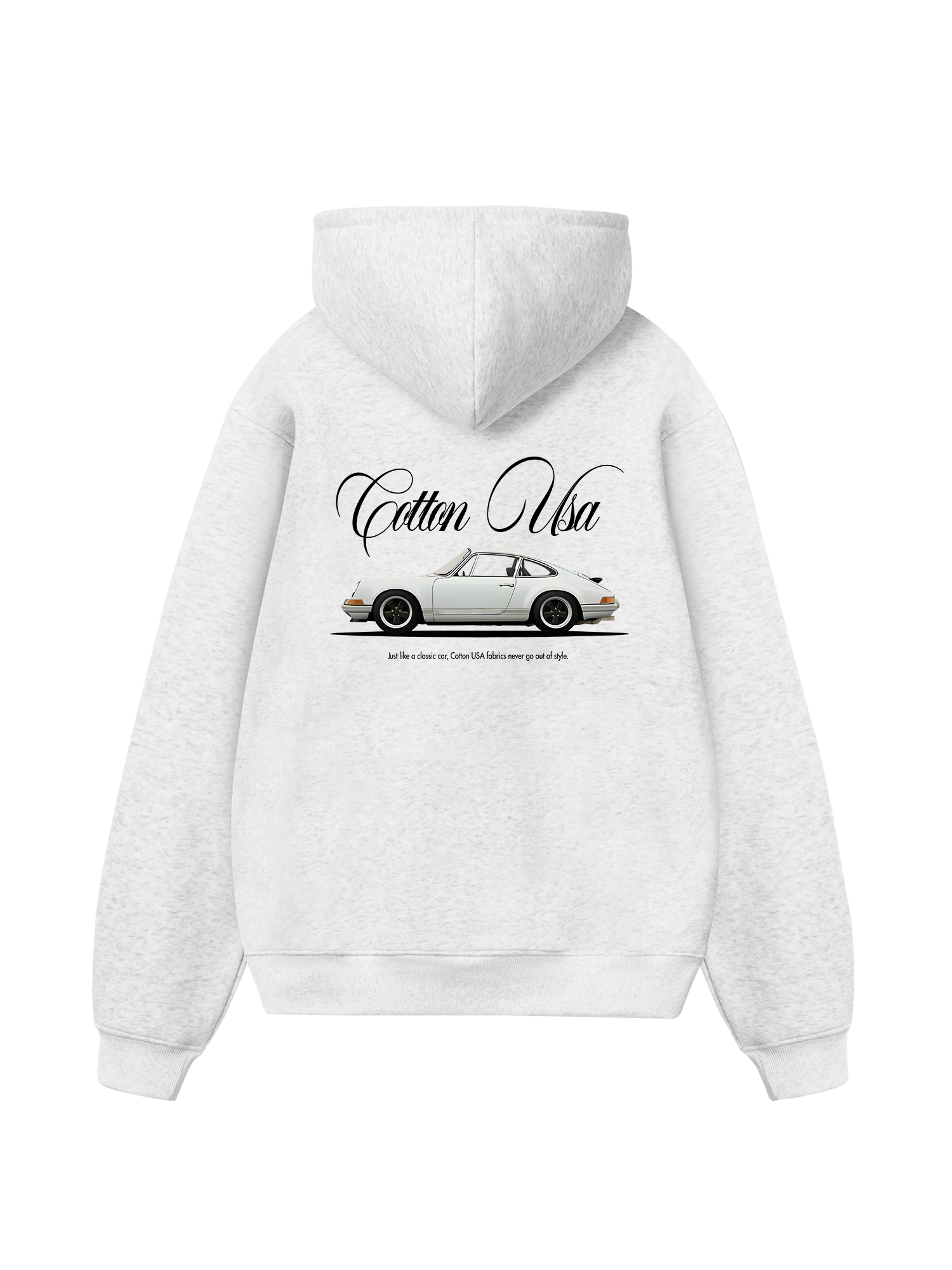 Classic Car White Hoodie