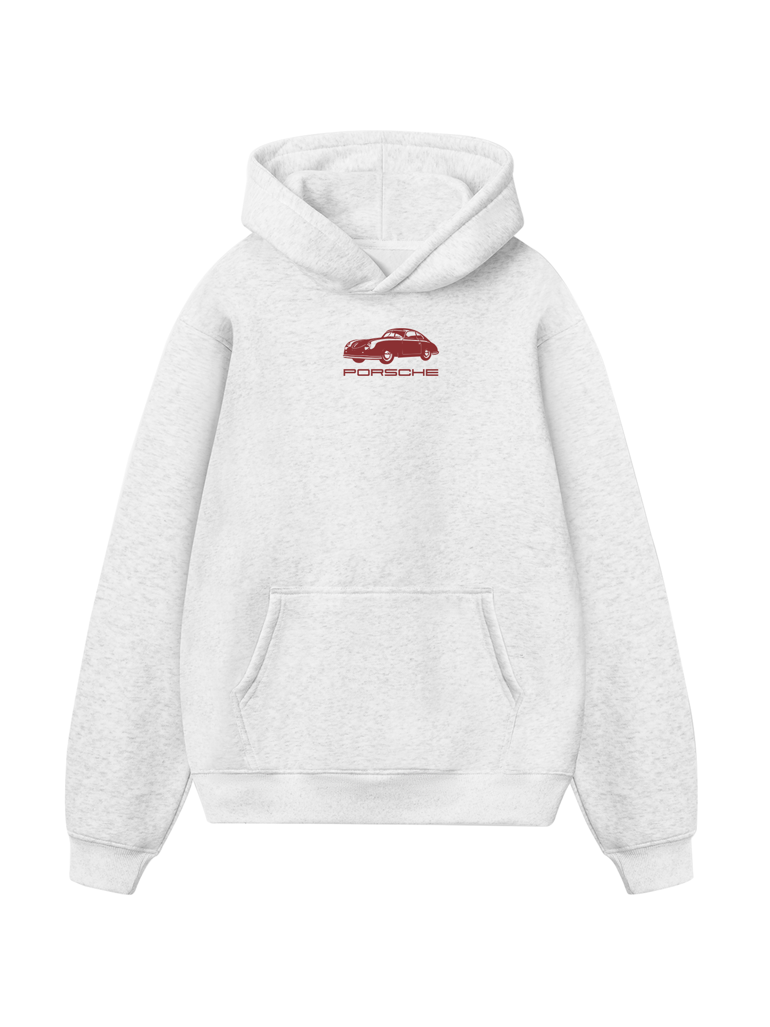 Porsche 356 Scale In Feet Hoodie
