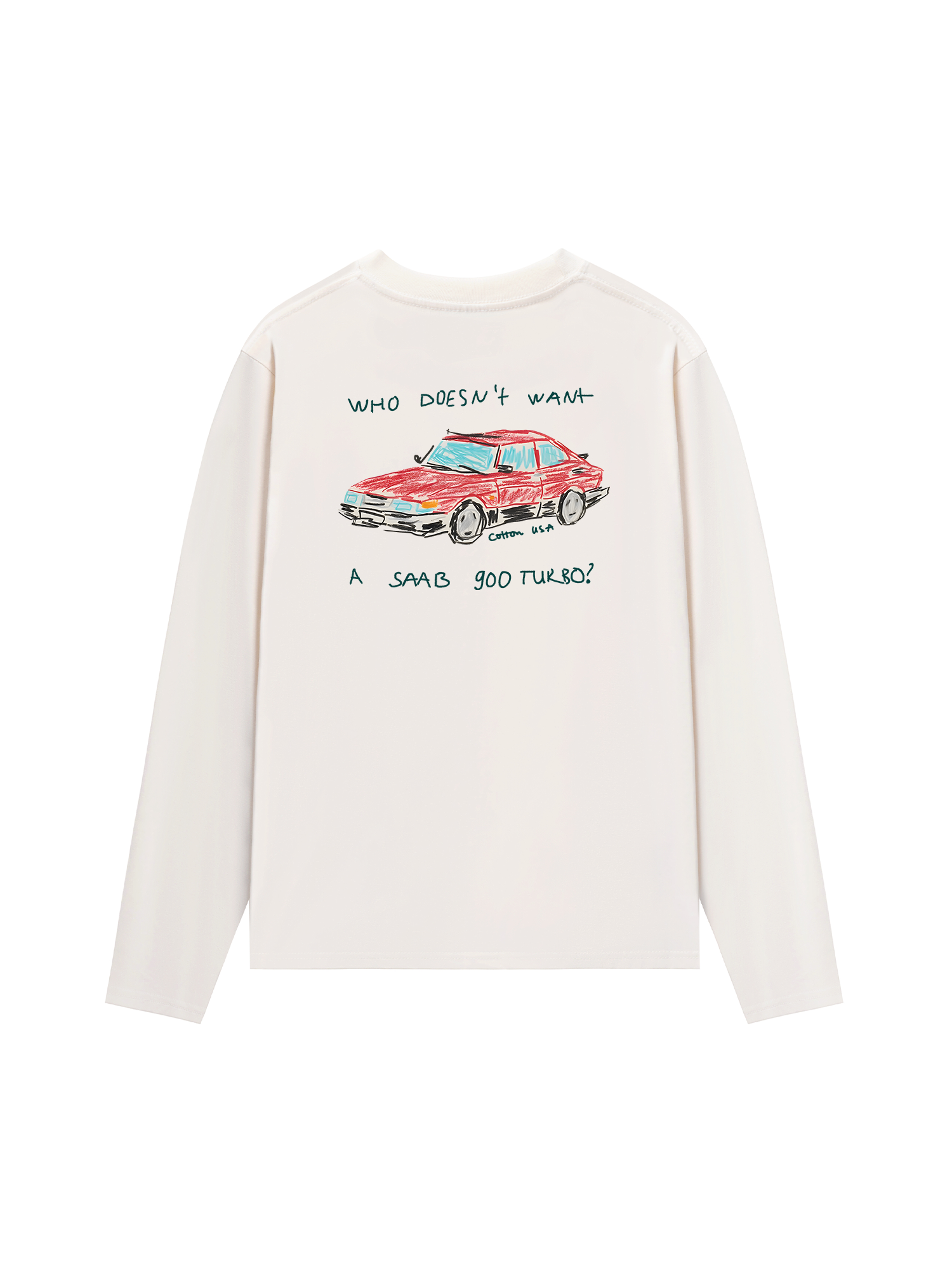 Áo Thun Dài Tay Classic Car Crayon Car