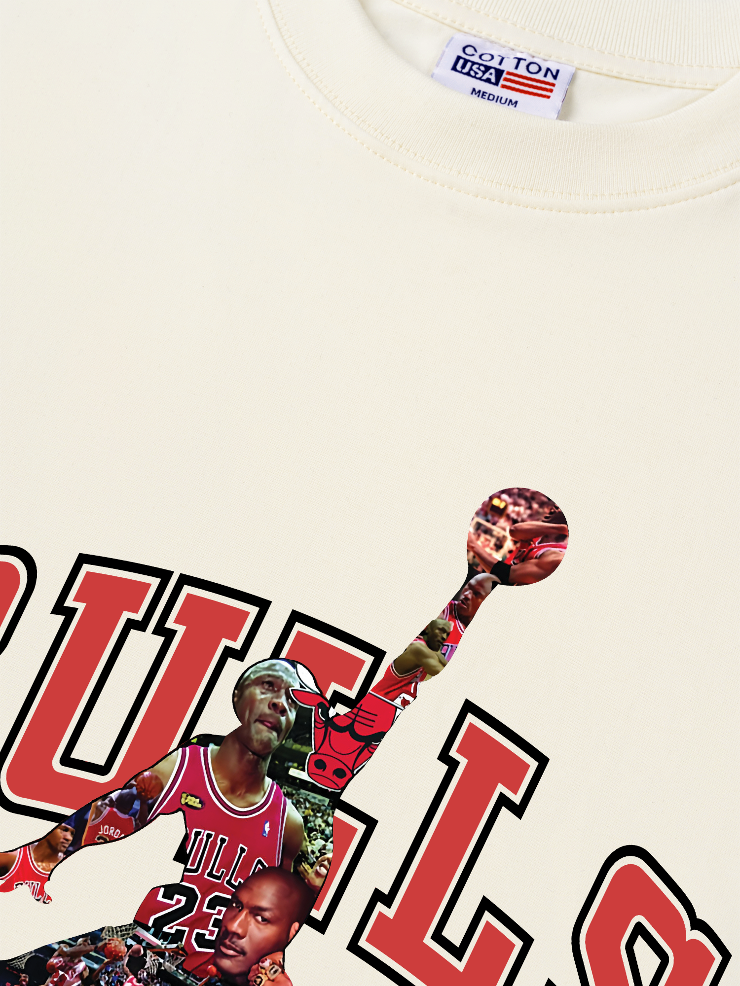 Áo Thun Relaxed Fit Basketball Bull 23